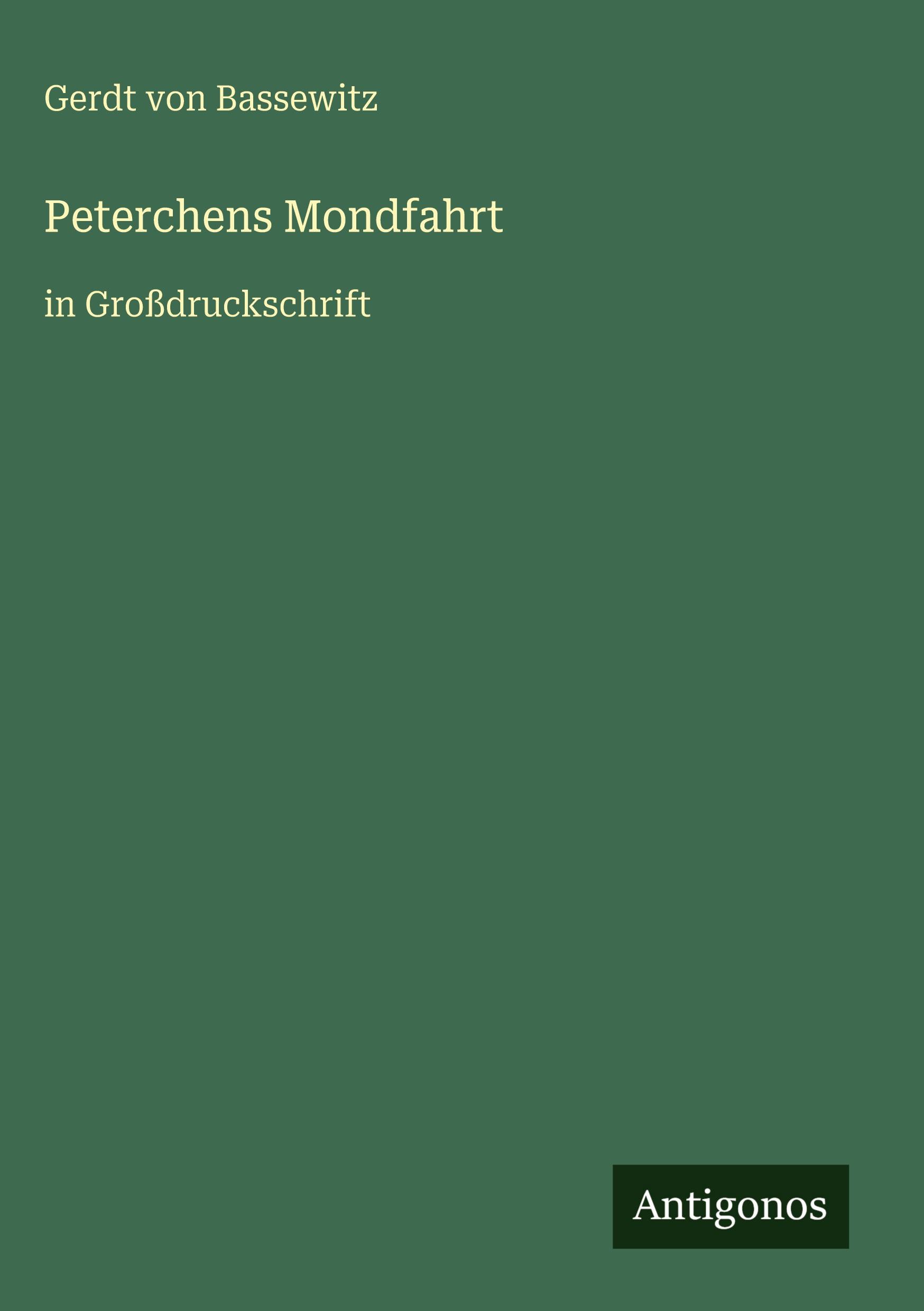 Vorderes Coverbild Peterchens Mondfahrt