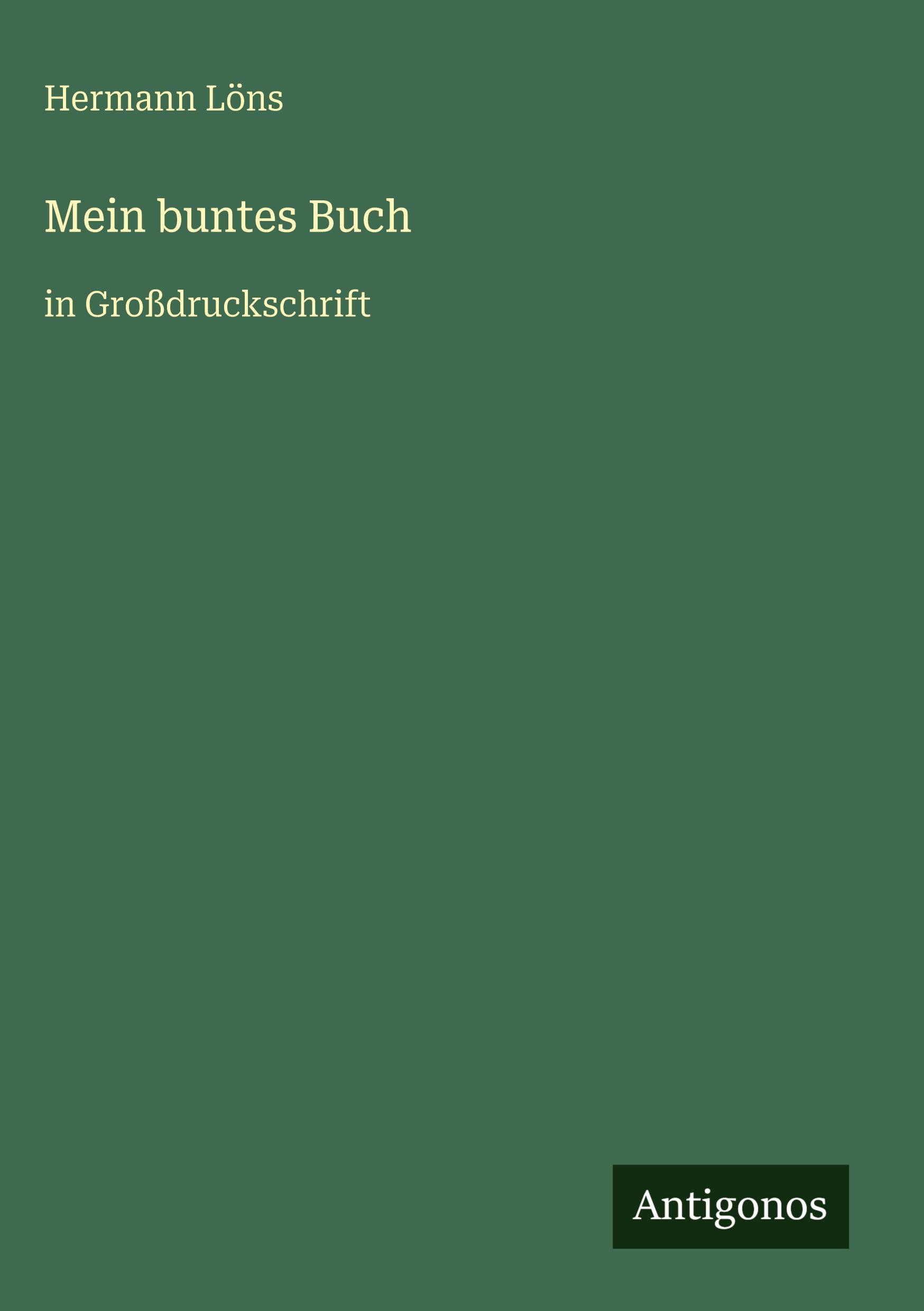 Vorderes Coverbild Mein buntes Buch