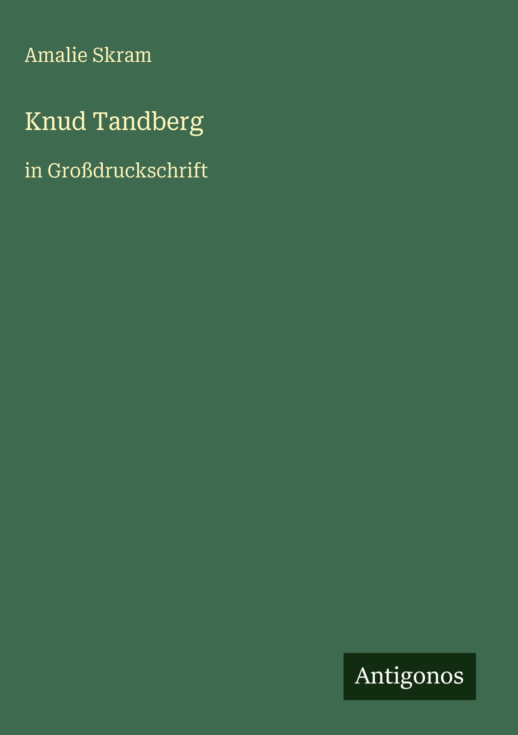 Vorderes Coverbild Knud Tandberg