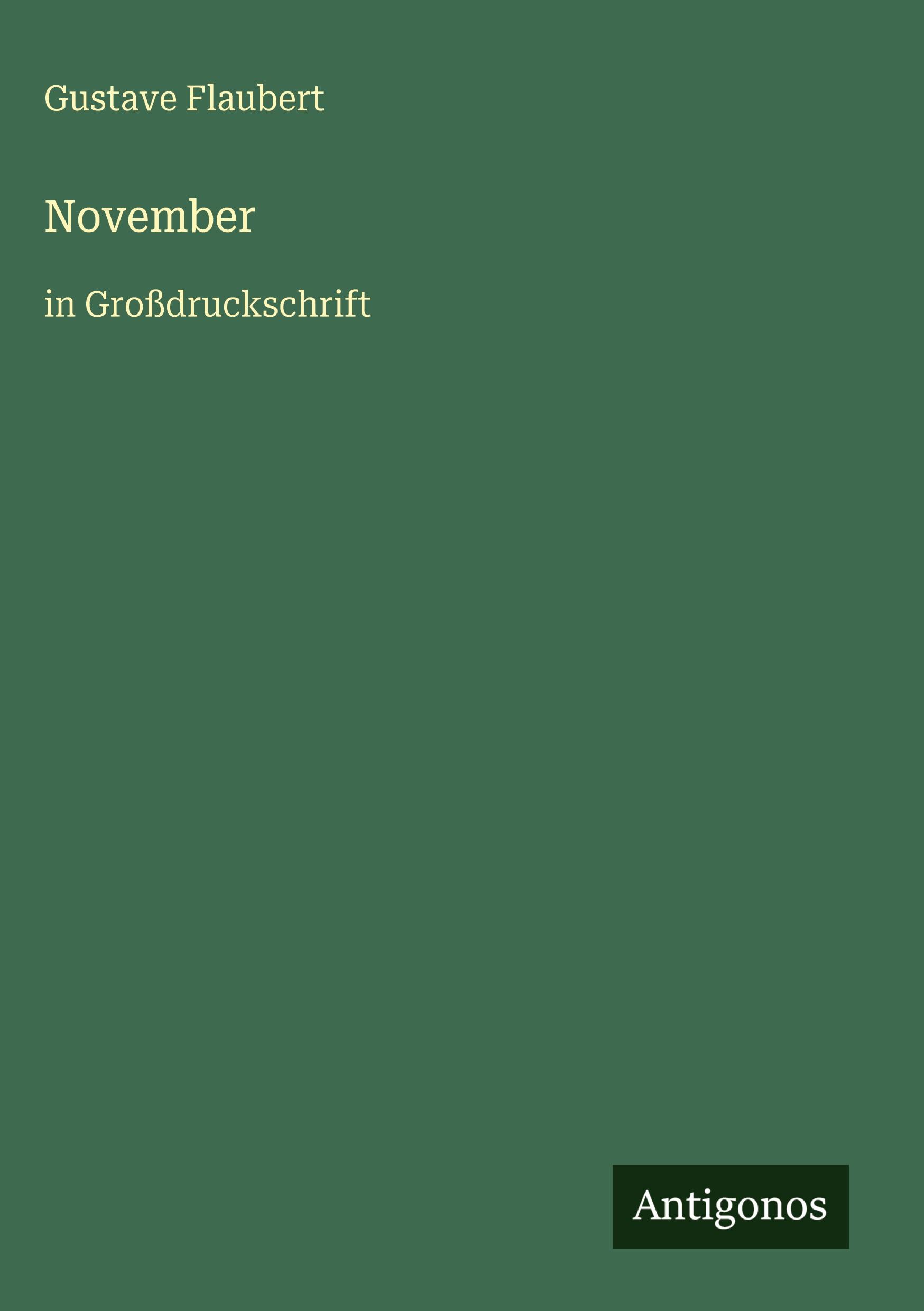 Vorderes Coverbild November