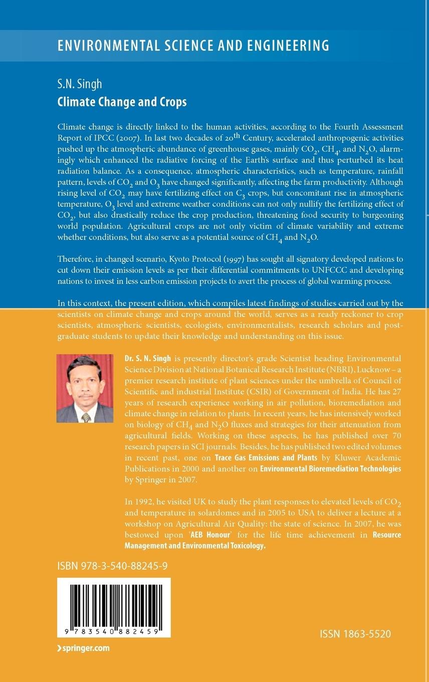 Rückseitencover Climate Change and Crops