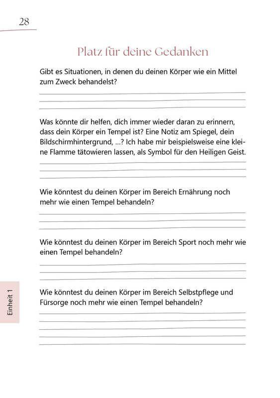 Beispielinhalt (Bild) Du bist kostbar & wunderschön