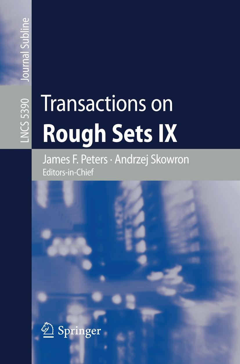 Vorderes Coverbild Transactions on Rough Sets IX