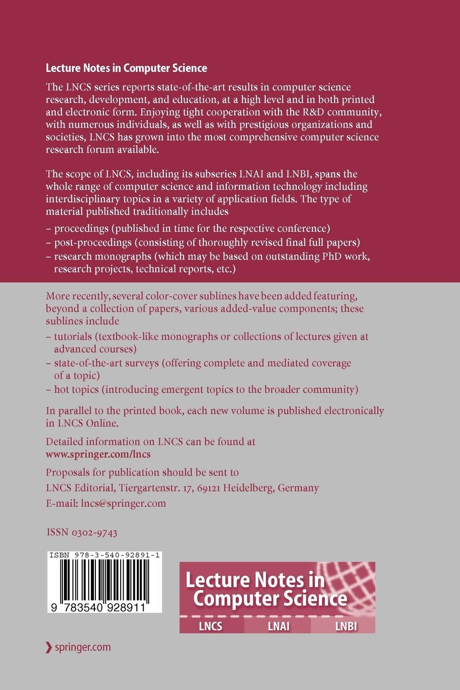 Rückseitencover Advances in Multimedia Modeling