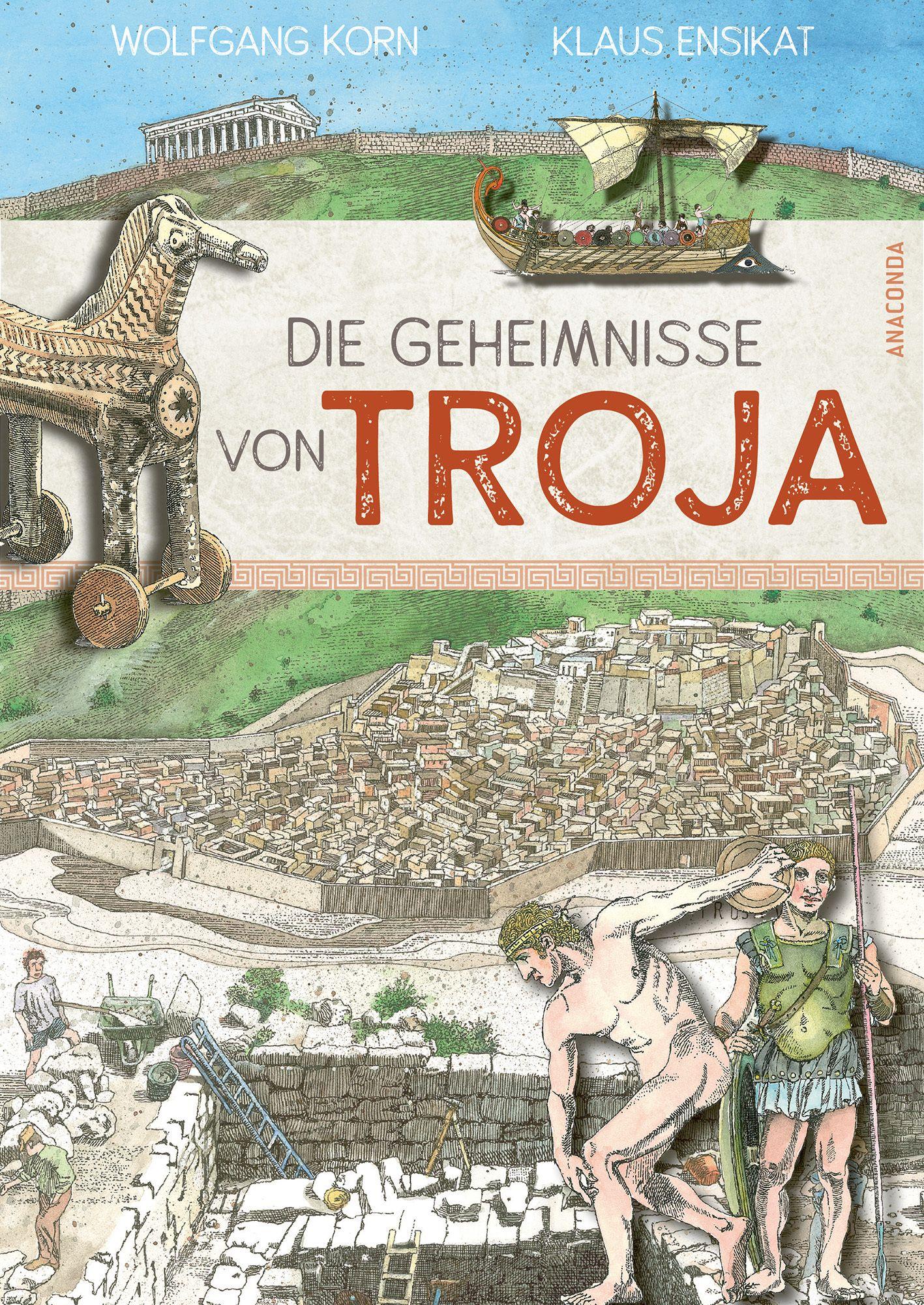 Vorderes Coverbild Die Geheimnisse von Troja