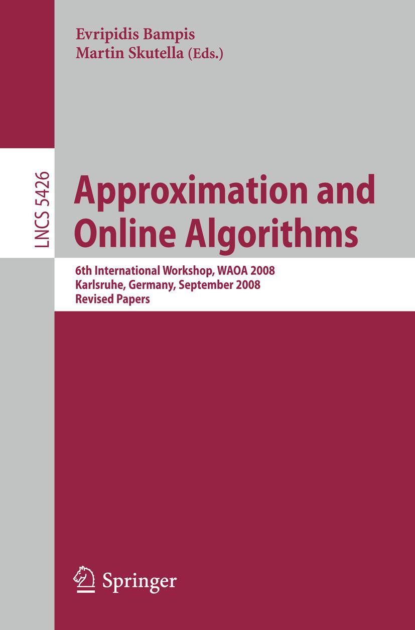 Vorderes Coverbild Approximation and Online Algorithms
