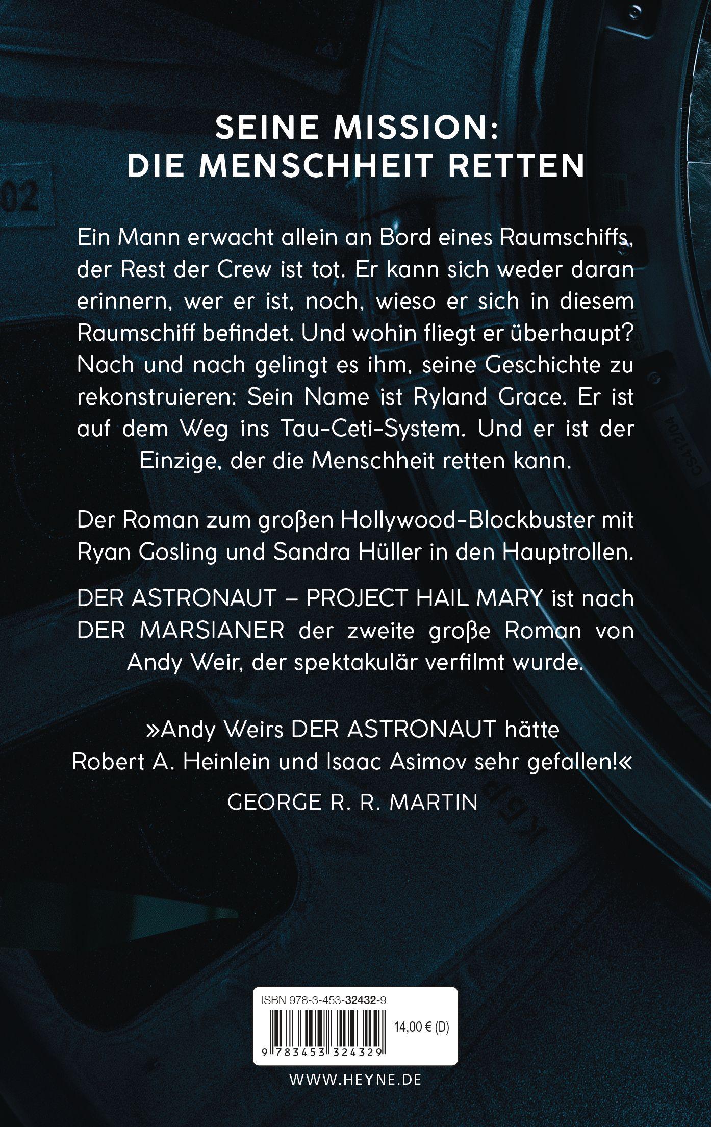 Beispielinhalt (Bild) Der Astronaut - Project Hail Mary