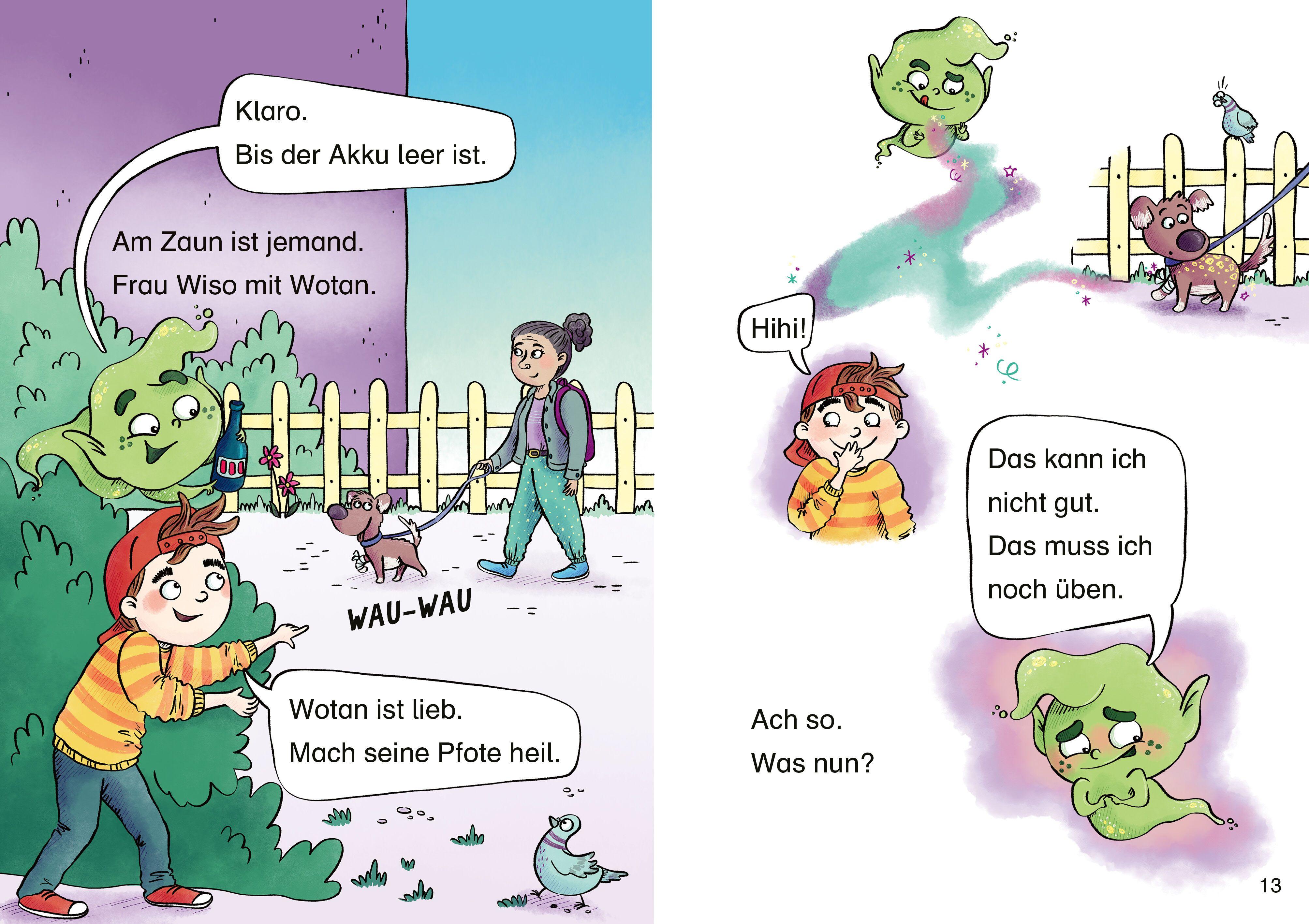 Beispielinhalt (Bild) Limo, der wilde Flaschengeist