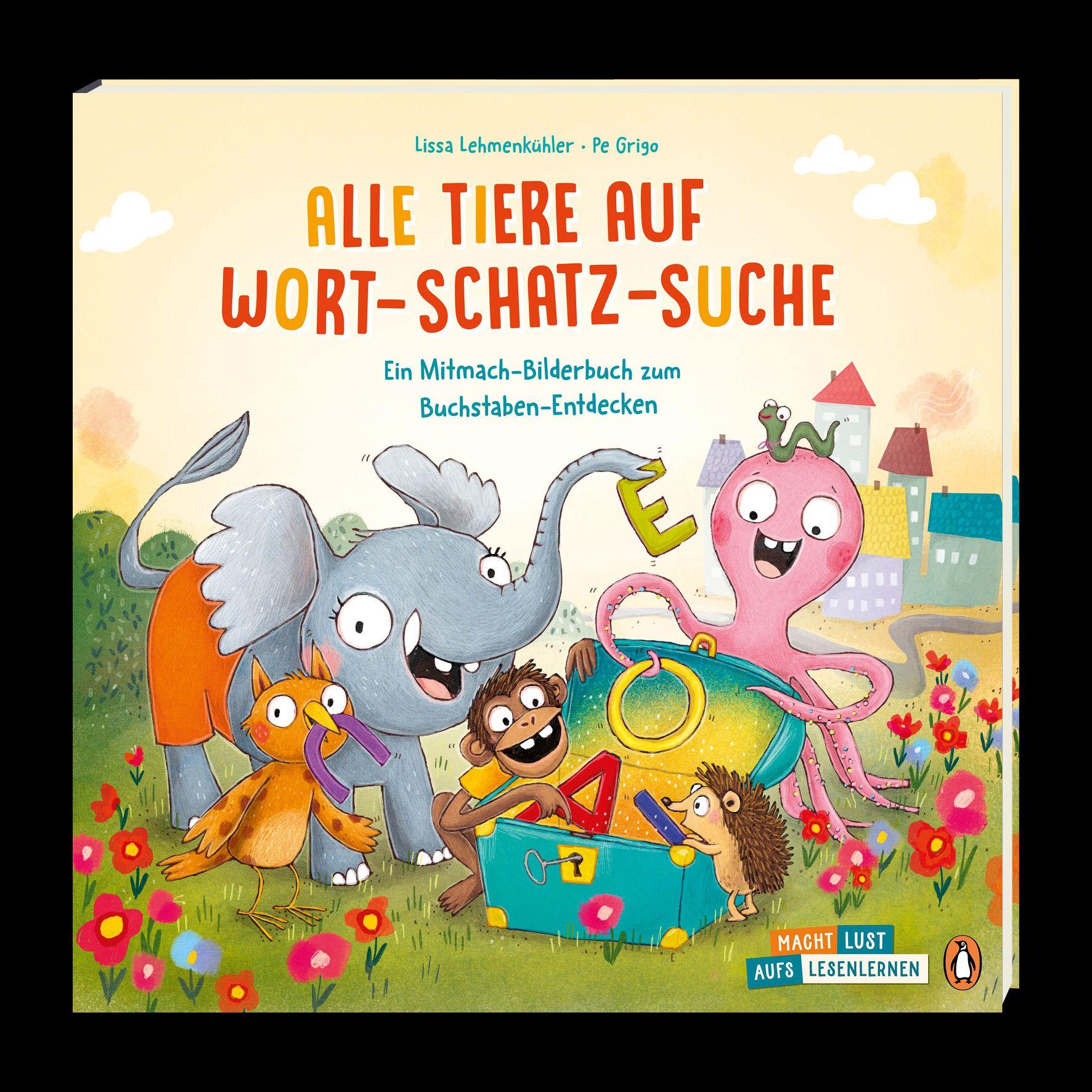 Beispielinhalt (Bild) Alle Tiere auf Wort-Schatz-Suche