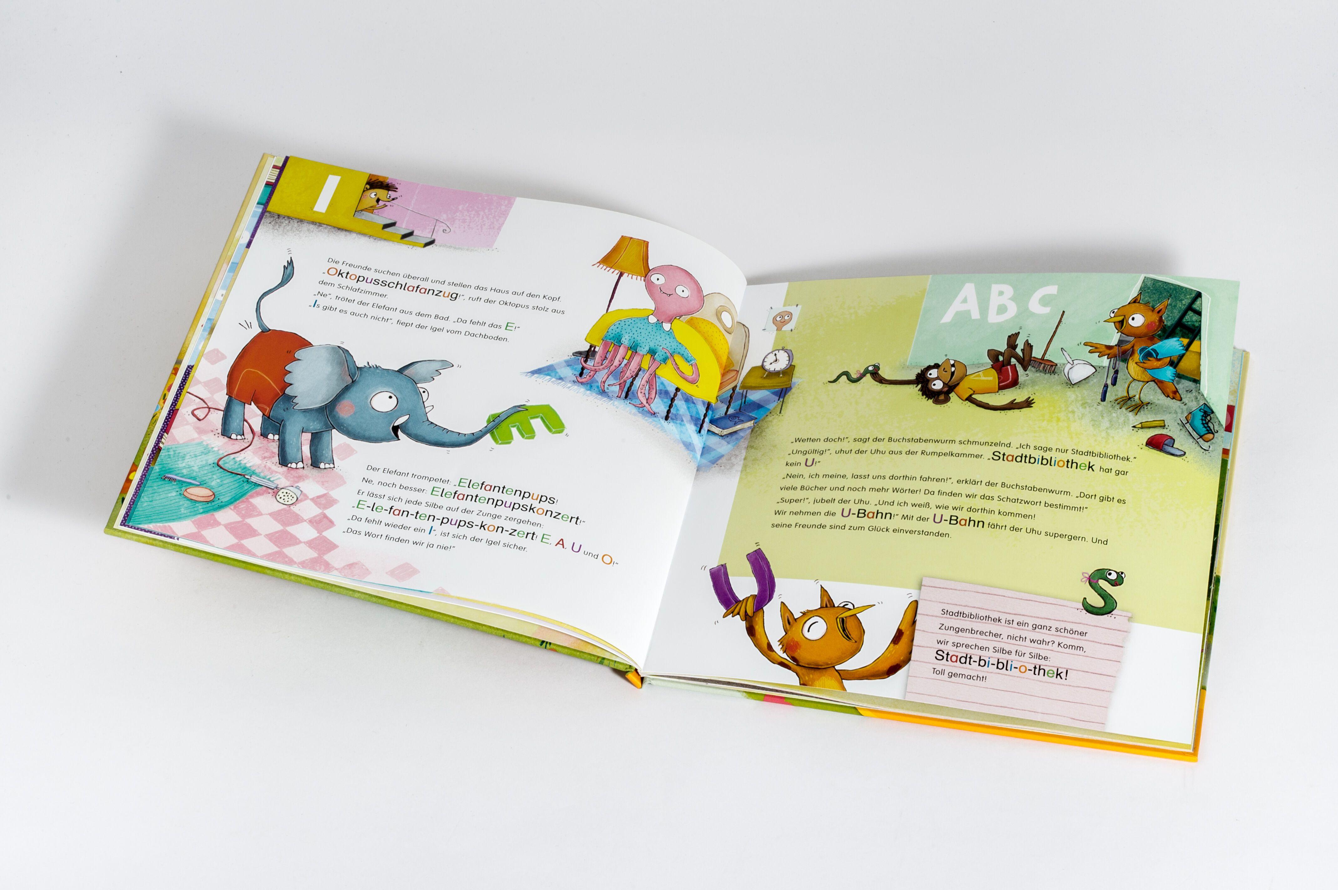 Beispielinhalt (Bild) Alle Tiere auf Wort-Schatz-Suche