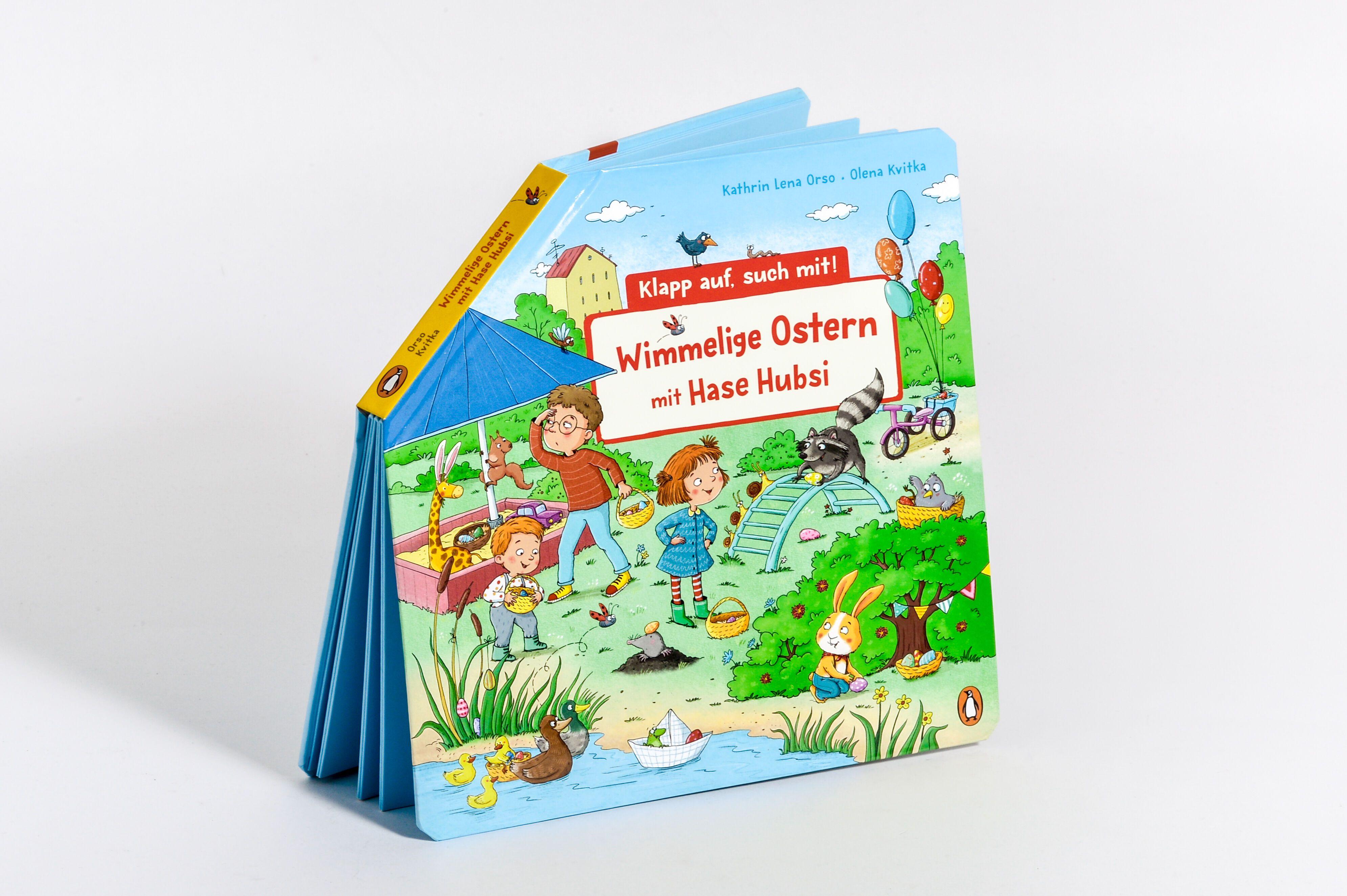 Beispielinhalt (Bild) Wimmelige Ostern mit Hase Hubsi