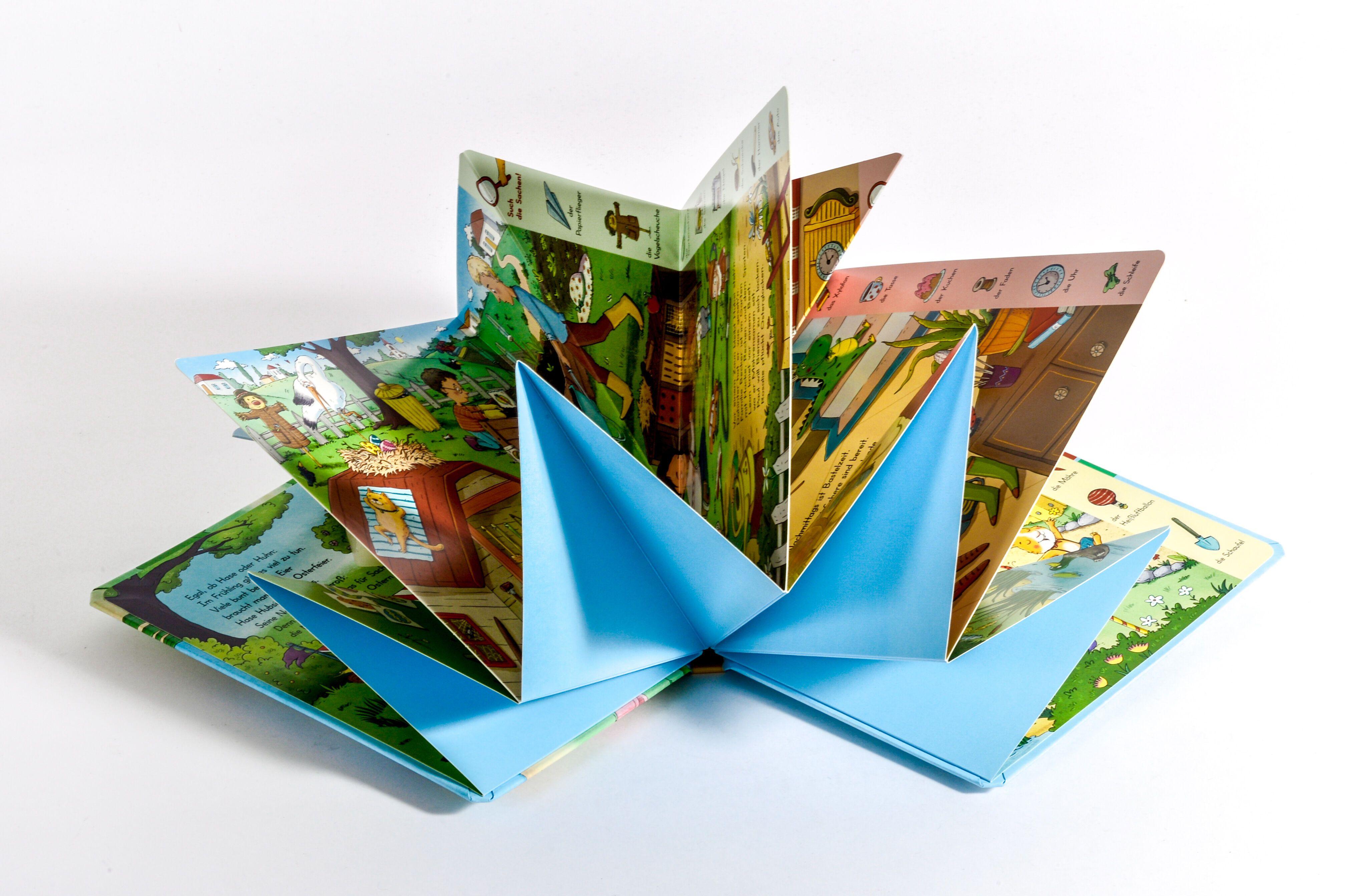 Beispielinhalt (Bild) Wimmelige Ostern mit Hase Hubsi