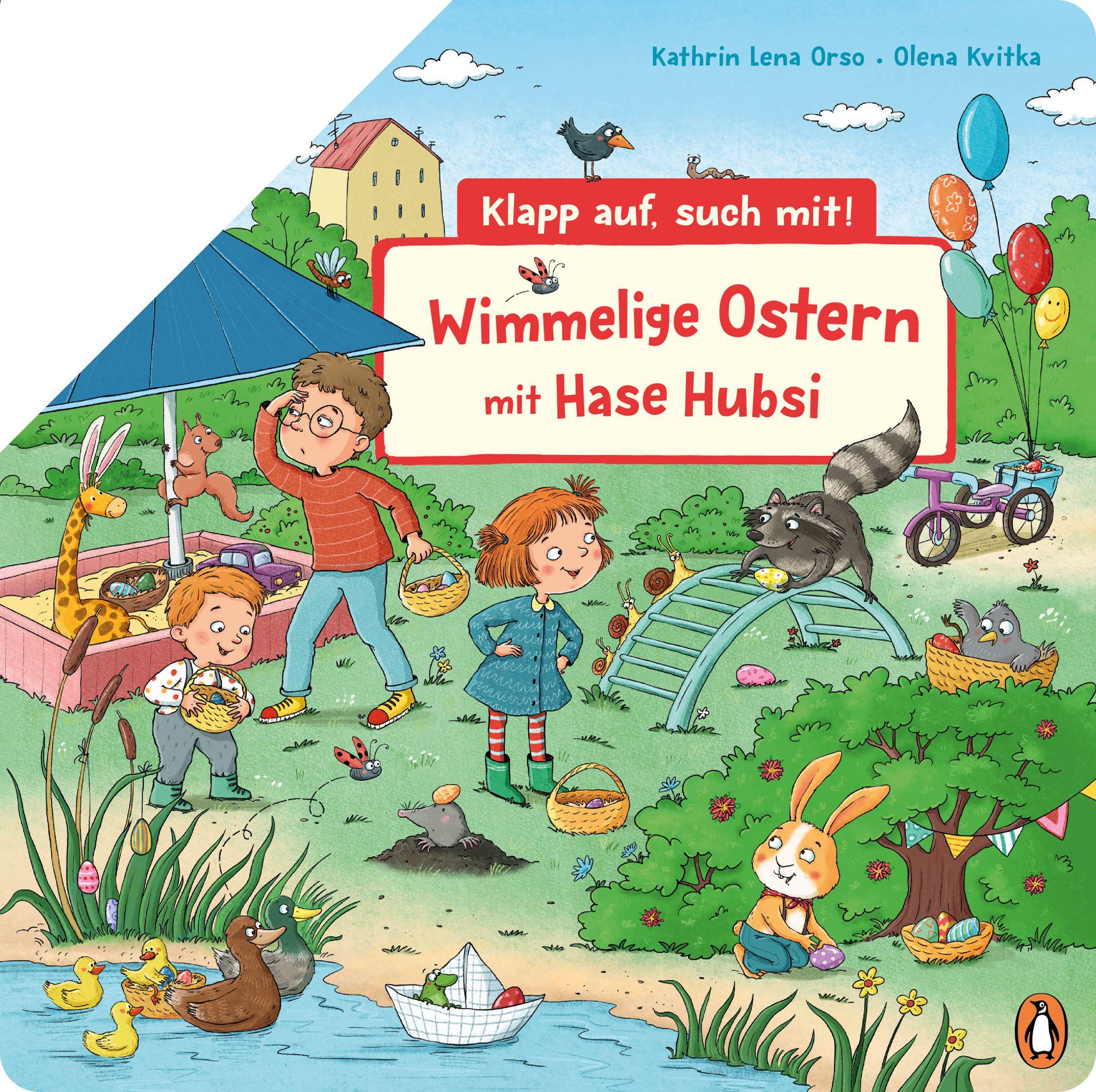 Vorderes Coverbild Wimmelige Ostern mit Hase Hubsi