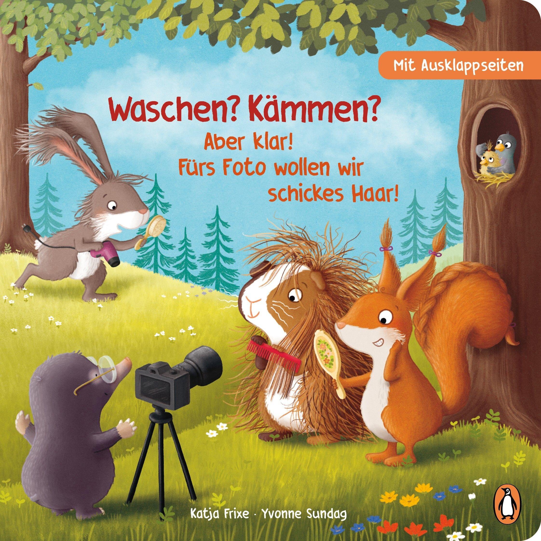 Vorderes Coverbild Waschen? Kämmen? Aber klar! Fürs Foto wollen wir schickes Haar!