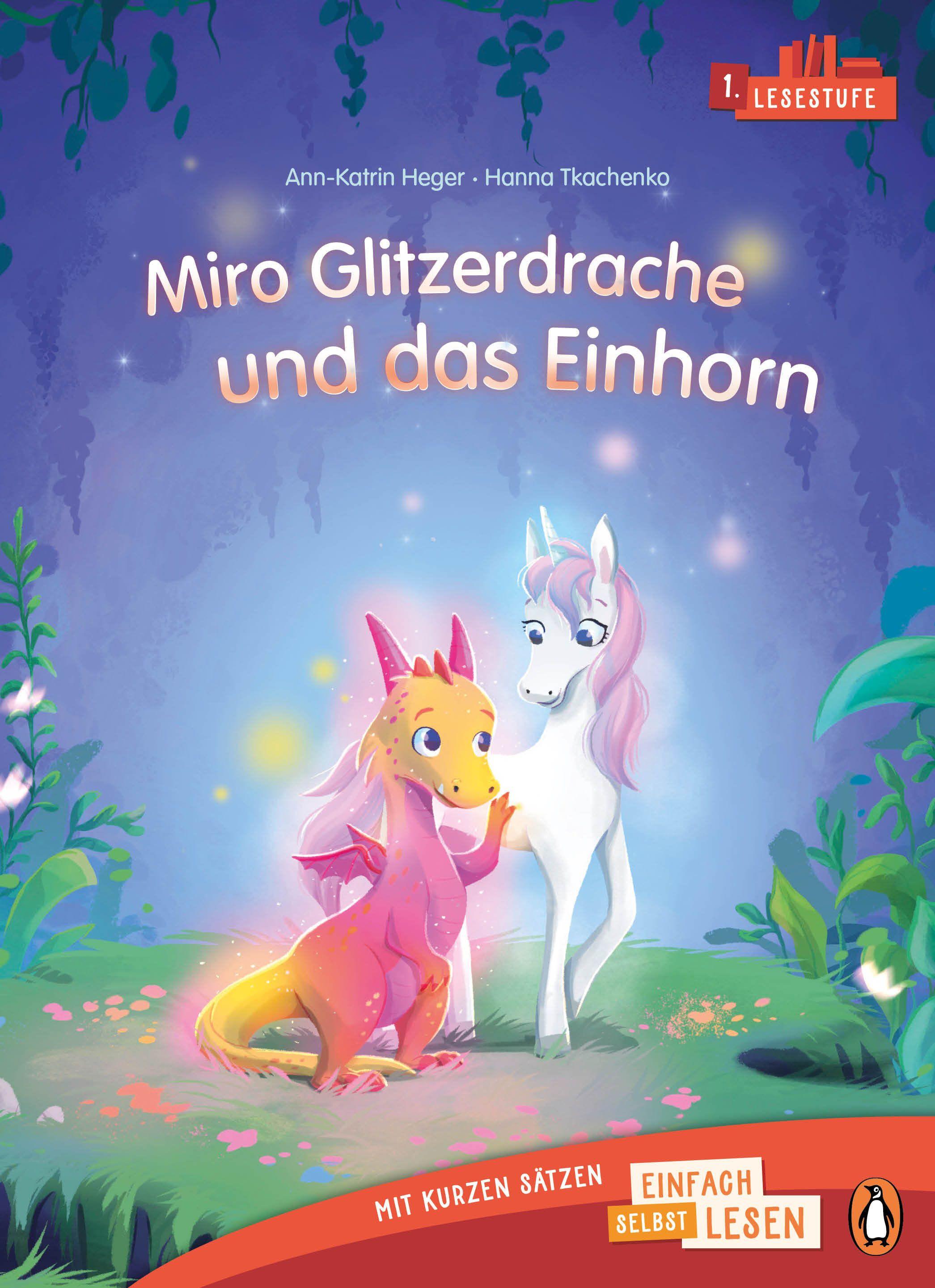 Vorderes Coverbild Miro Glitzerdrache und das Einhorn