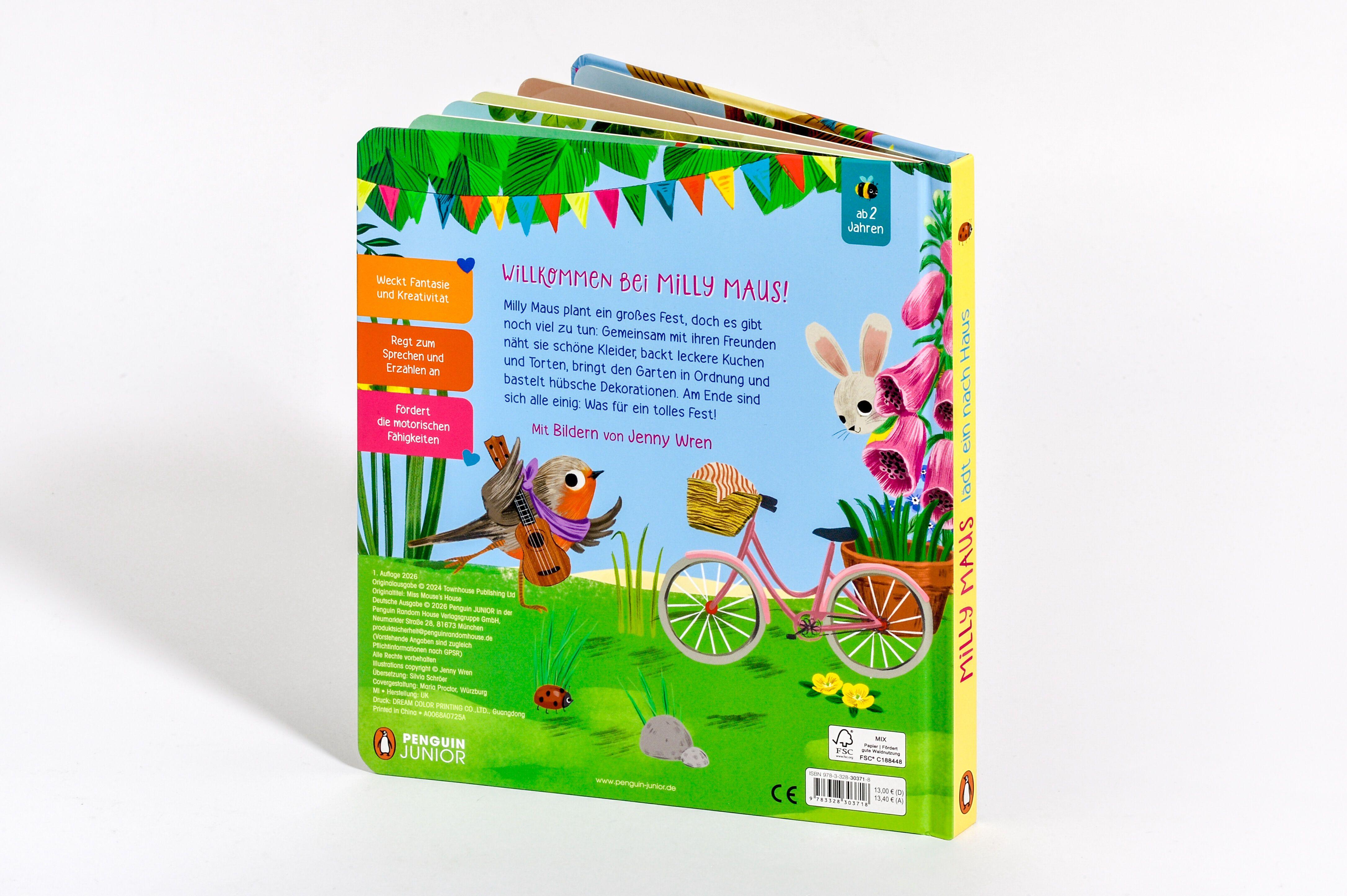 Beispielinhalt (Bild) Milly Maus lädt ein nach Haus