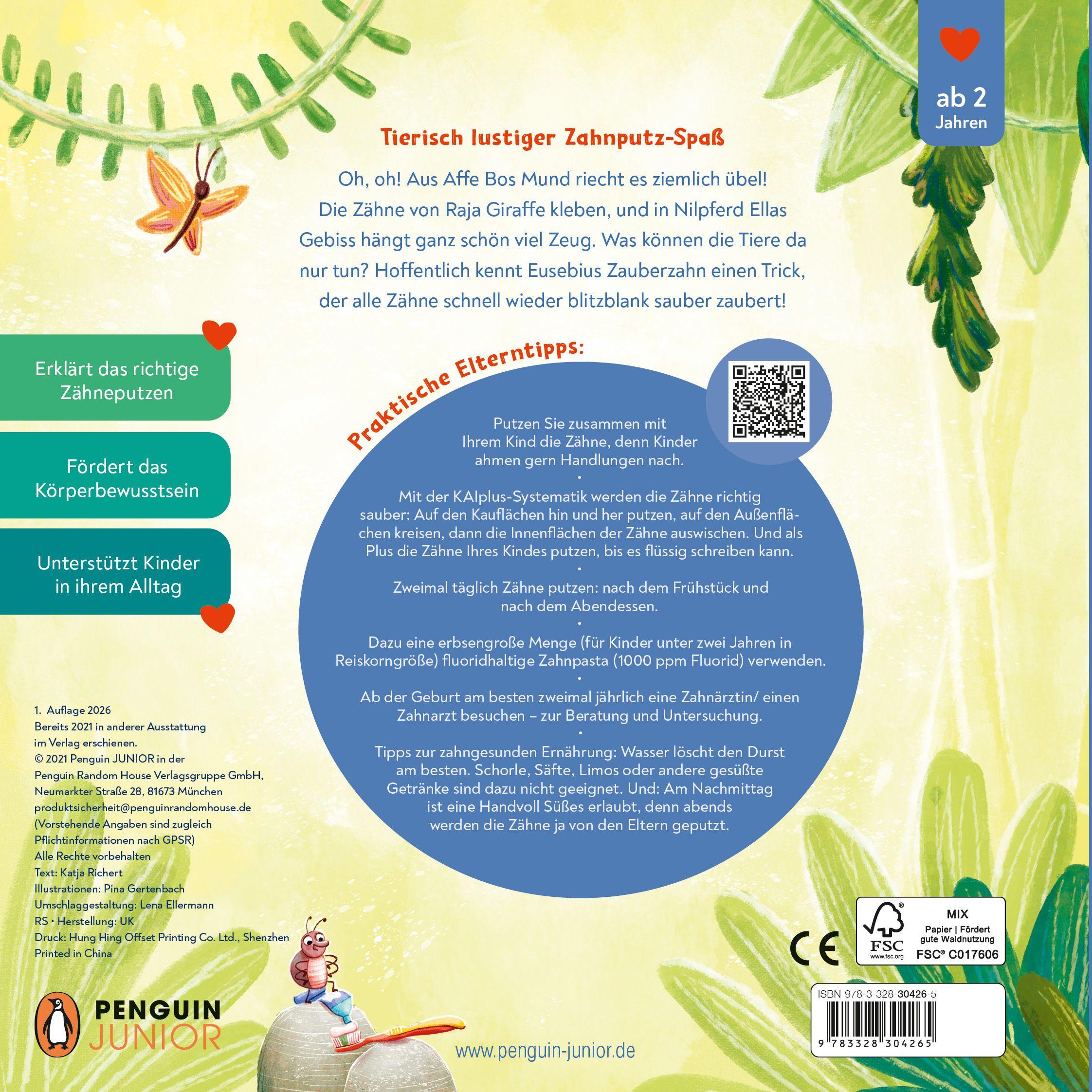 Beispielinhalt (Bild) Eusebius Zauberzahn und der Zahnputz-Trick