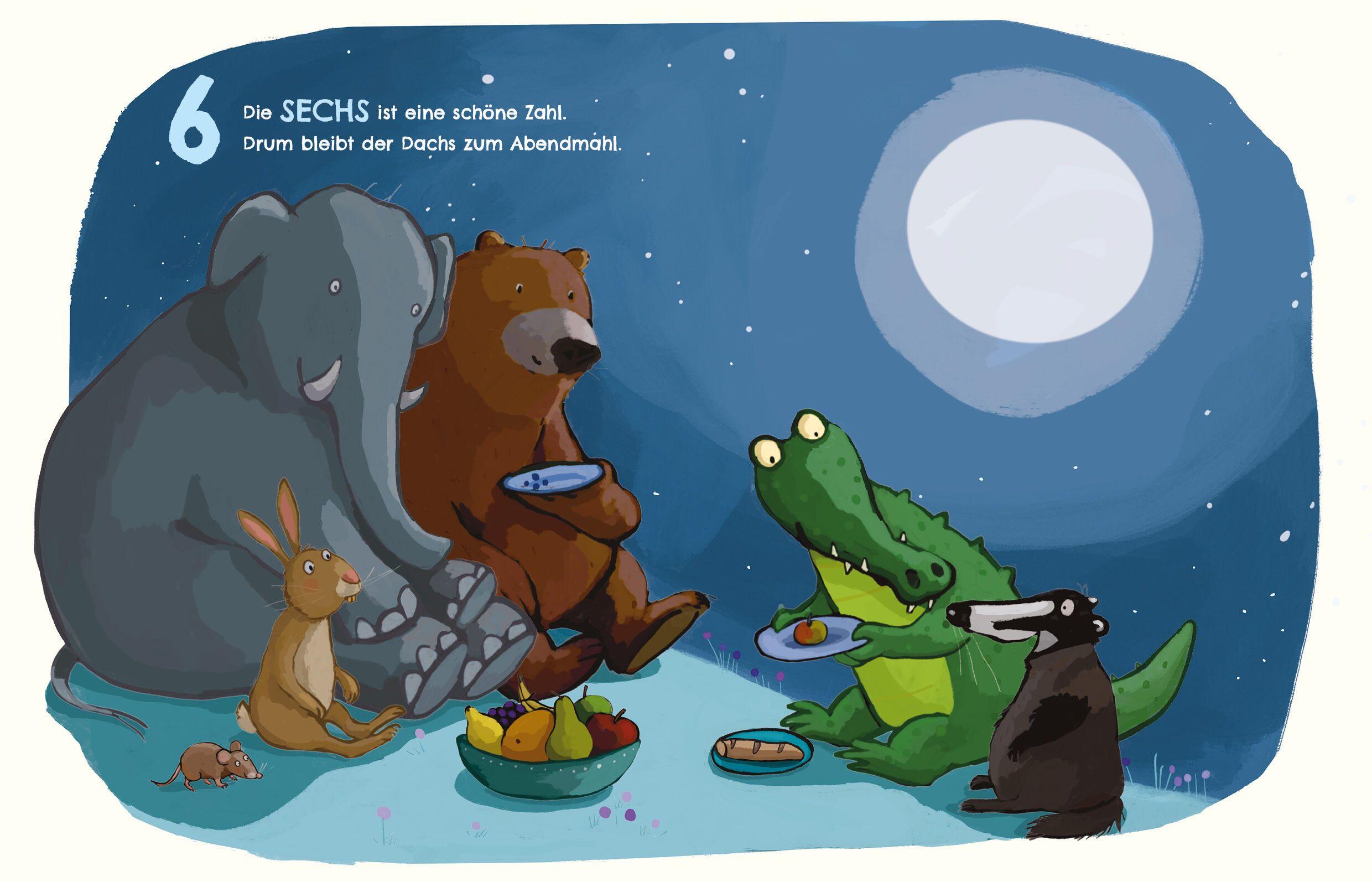 Beispielinhalt (Bild) Herein, herein! Wer zieht alles ein?