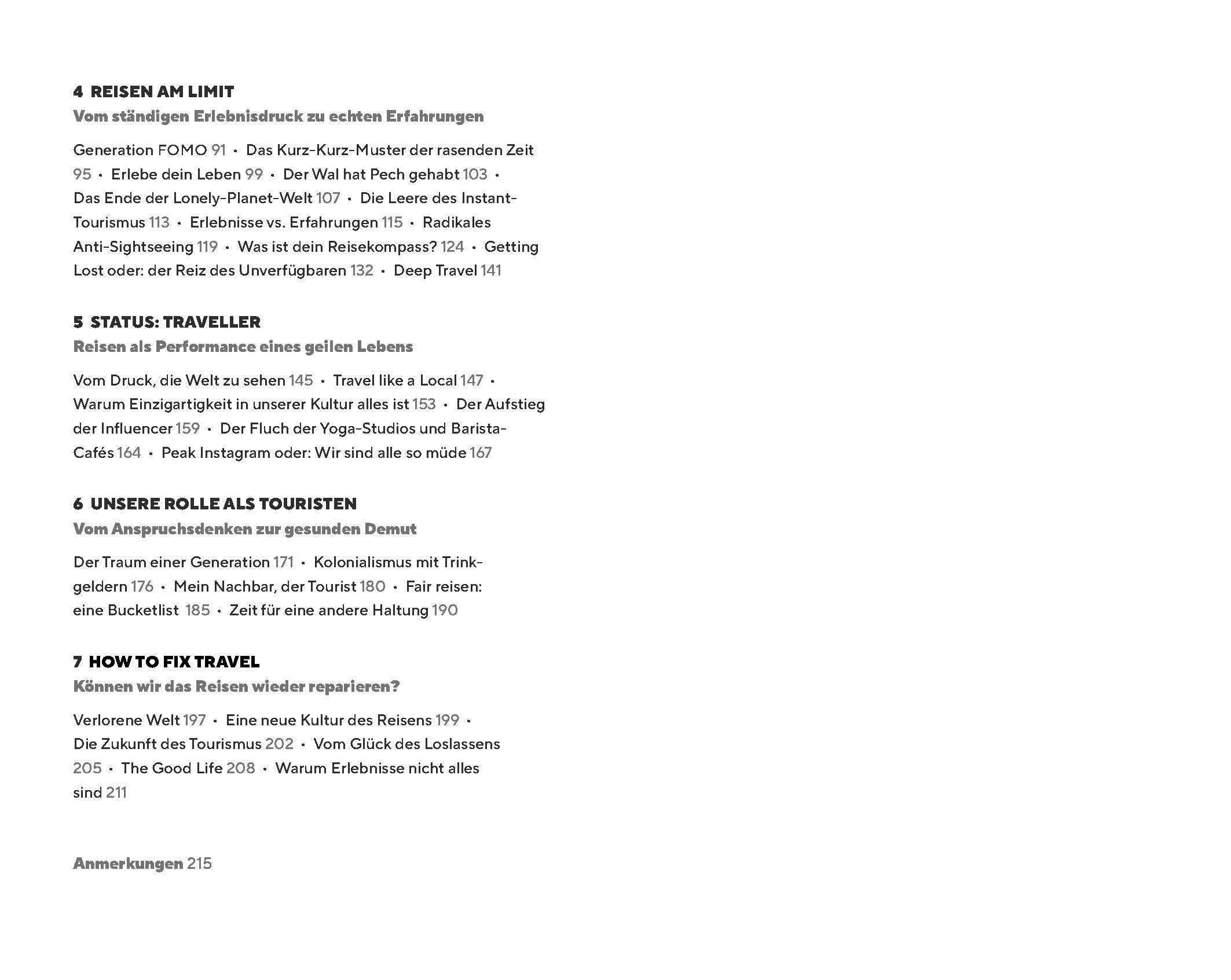 Beispielinhalt (Bild) Travel is broken