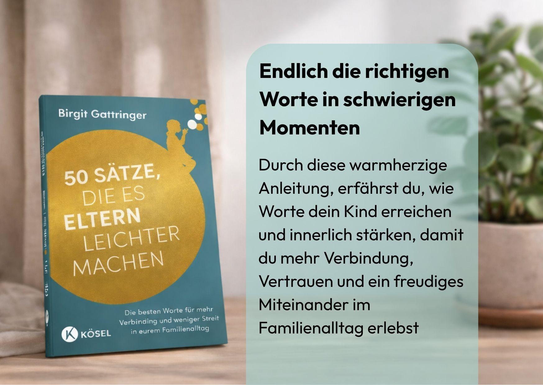 Beispielinhalt (Bild) 50 Sätze, die es Eltern leichter machen