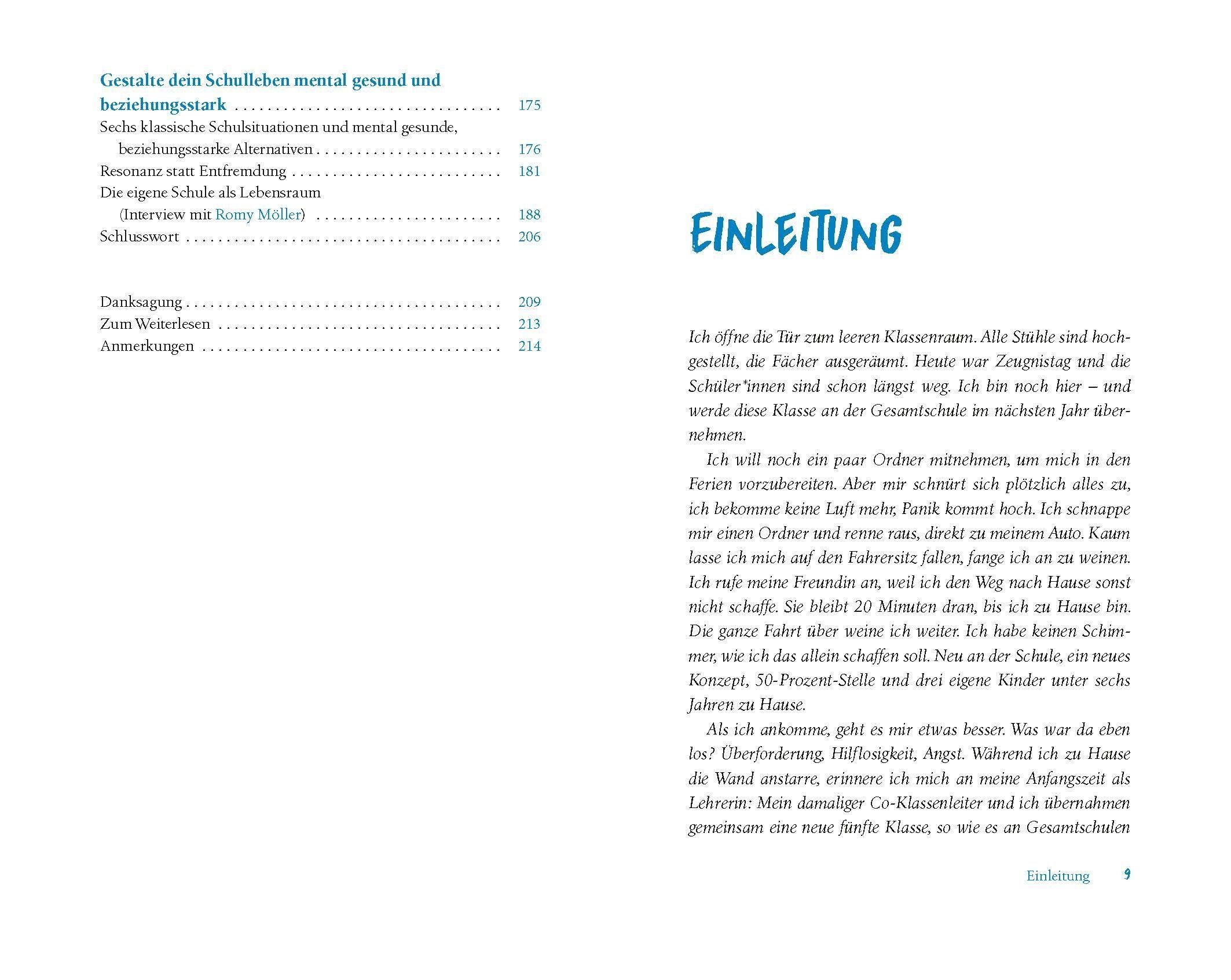 Beispielinhalt (Bild) Schule ohne Burnout