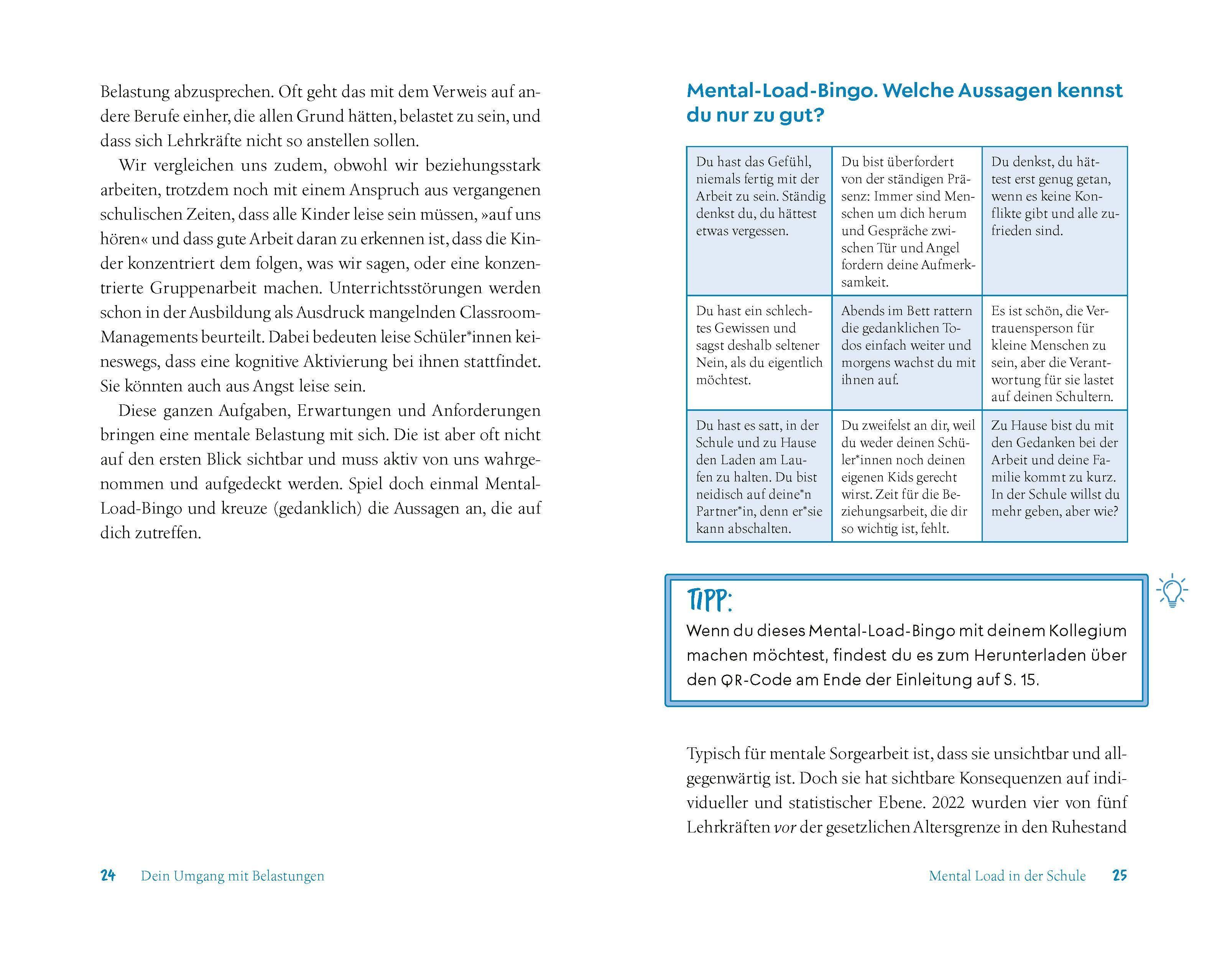Beispielinhalt (Bild) Schule ohne Burnout