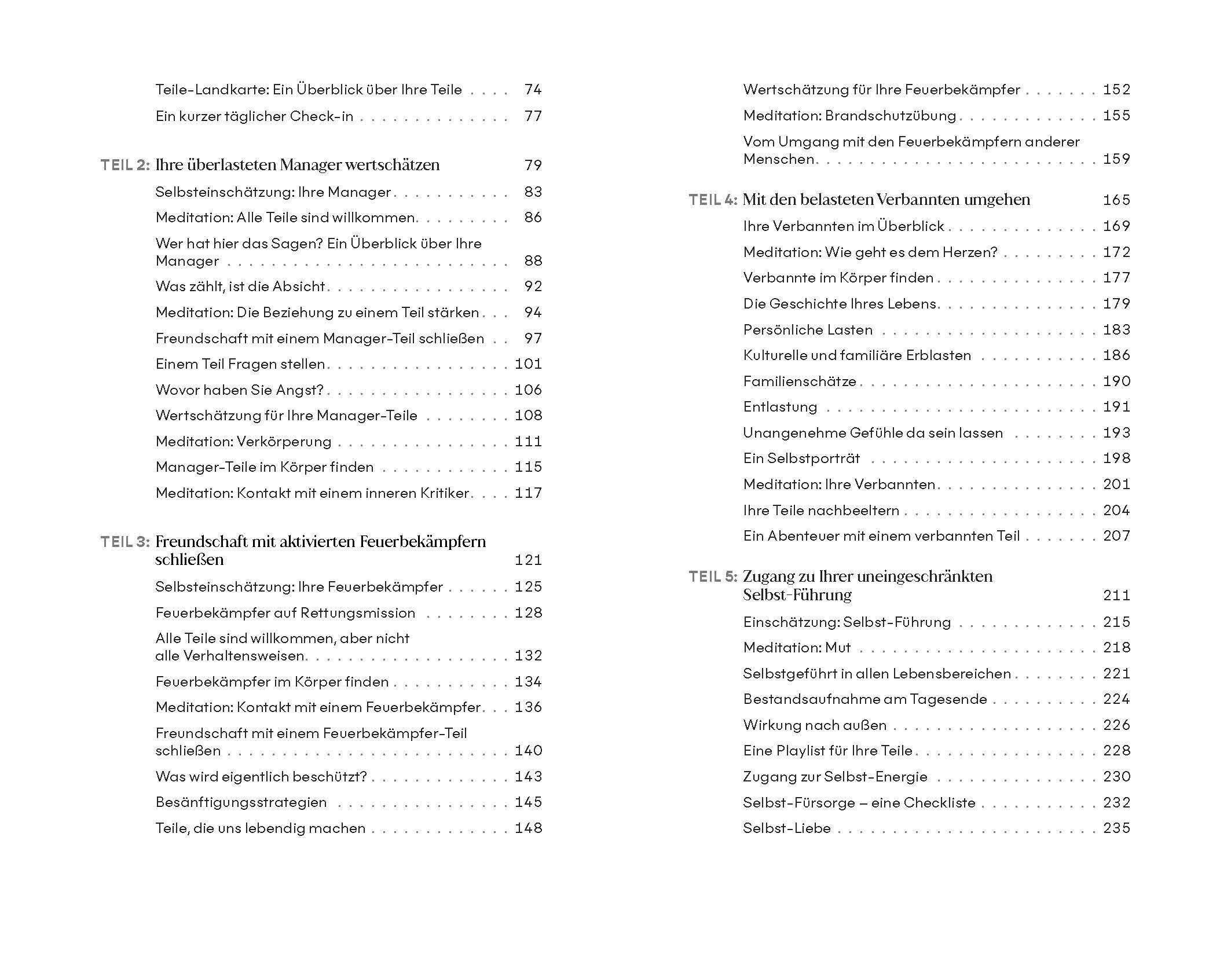 Beispielinhalt (Bild) Das System der Inneren Familie verstehen - Arbeitsbuch