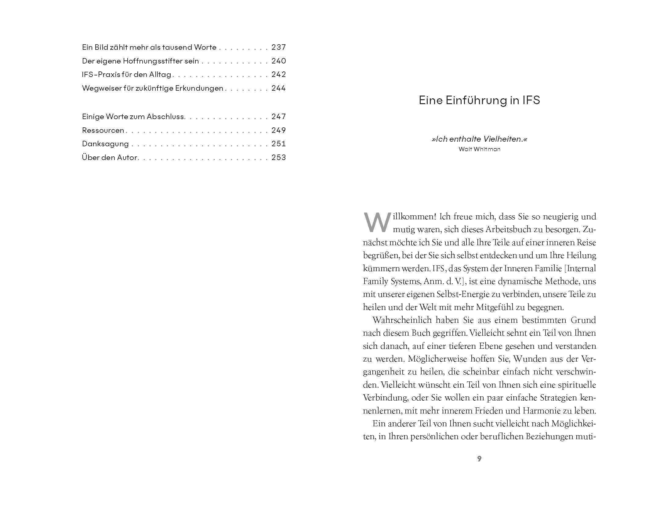 Beispielinhalt (Bild) Das System der Inneren Familie verstehen - Arbeitsbuch