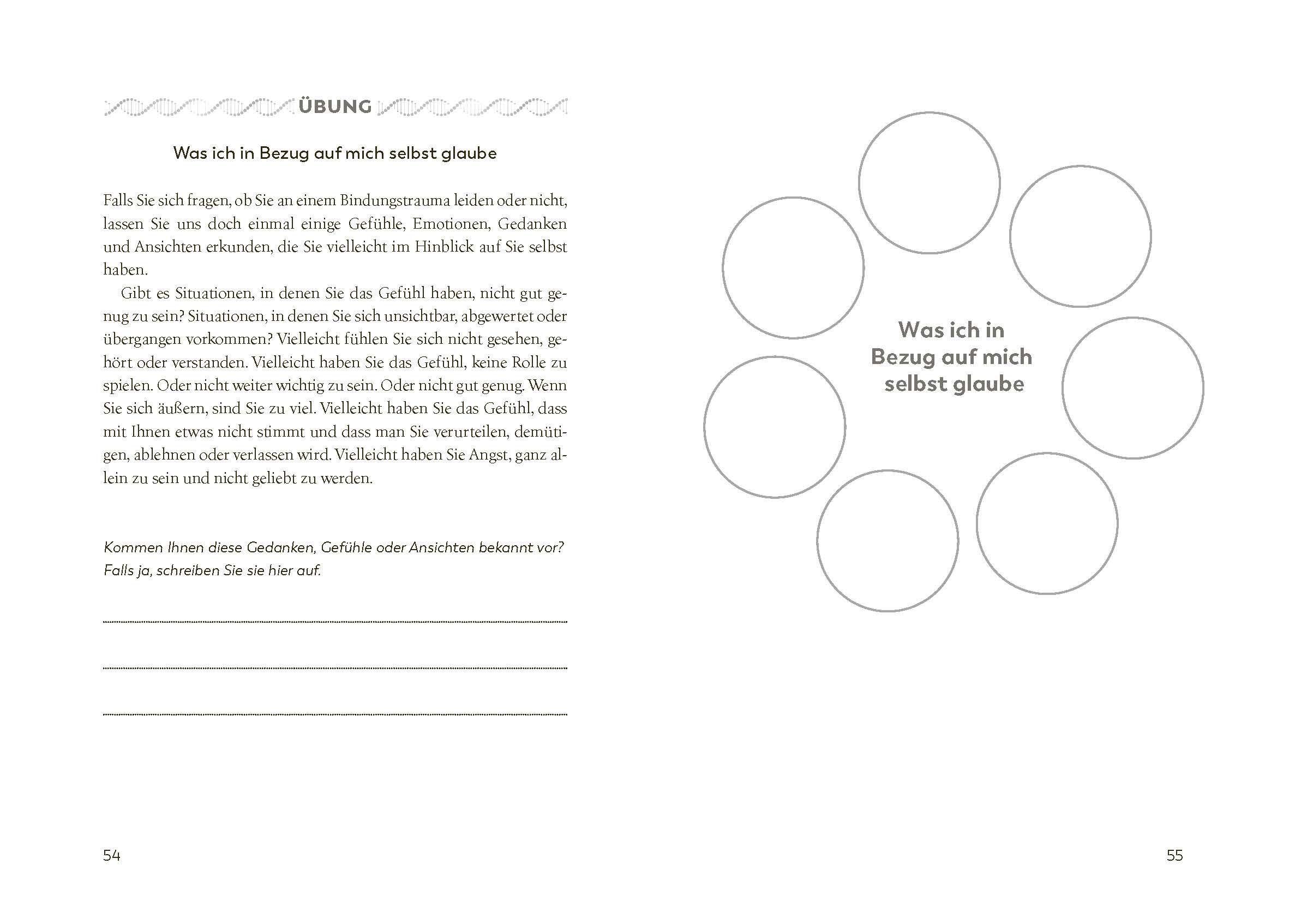 Beispielinhalt (Bild) Workbook: Dieser Schmerz ist nicht meiner