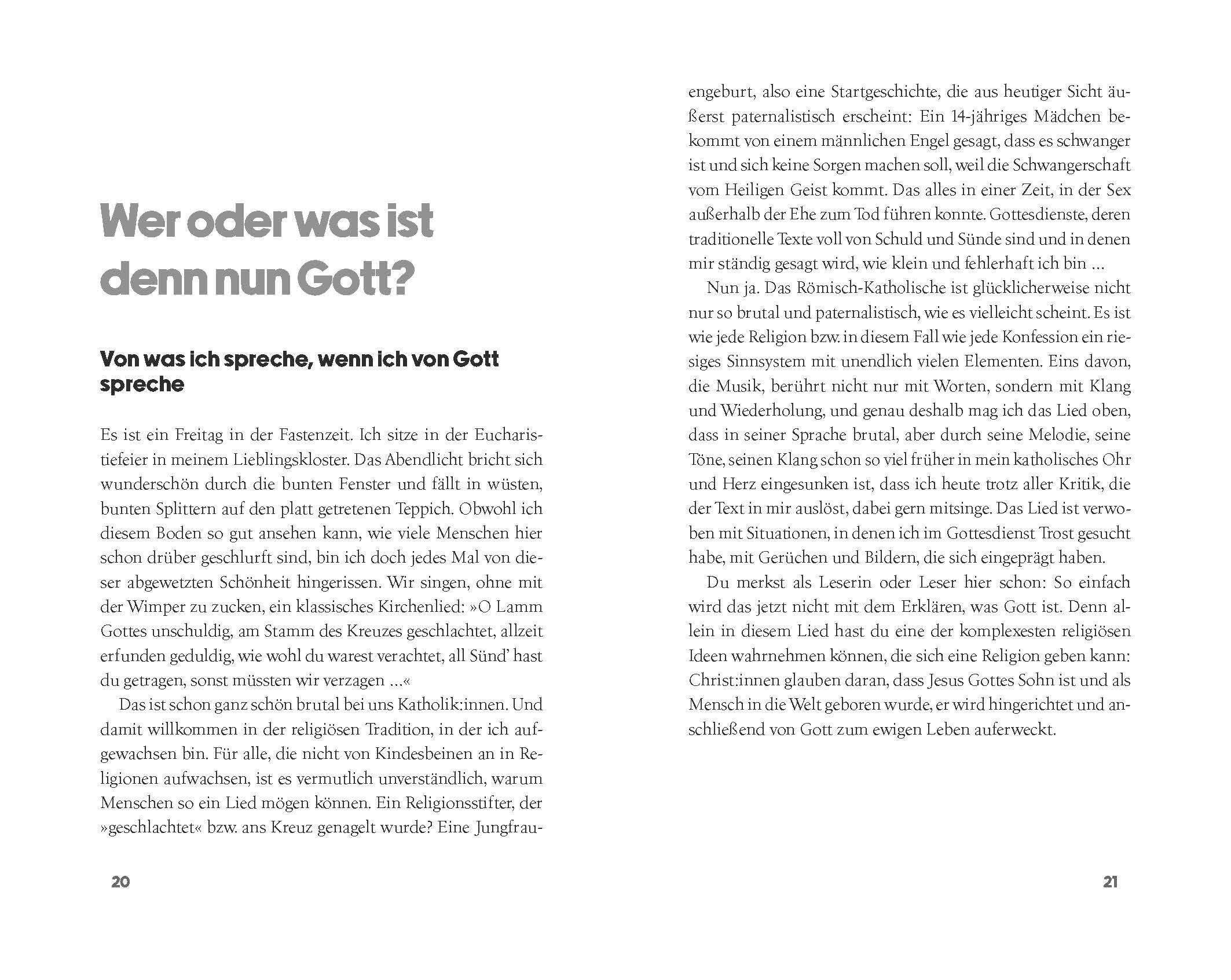 Beispielinhalt (Bild) Das Buch für alle, die mit Kindern über Gott sprechen wollen, aber nicht wissen, wie