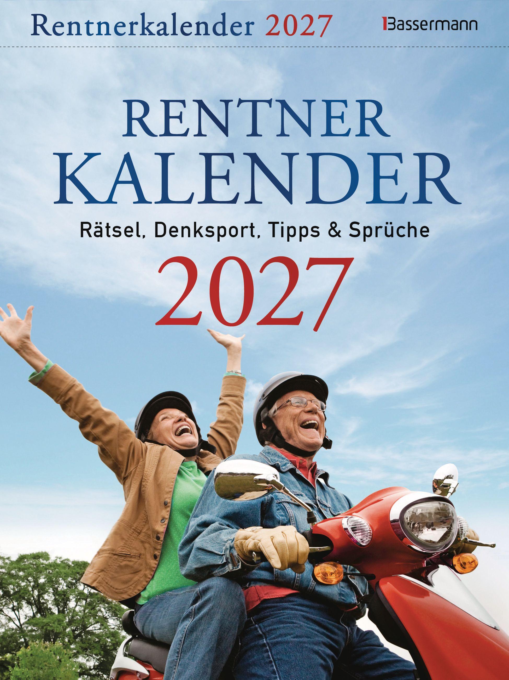 Vorderes Coverbild Rentnerkalender 2027