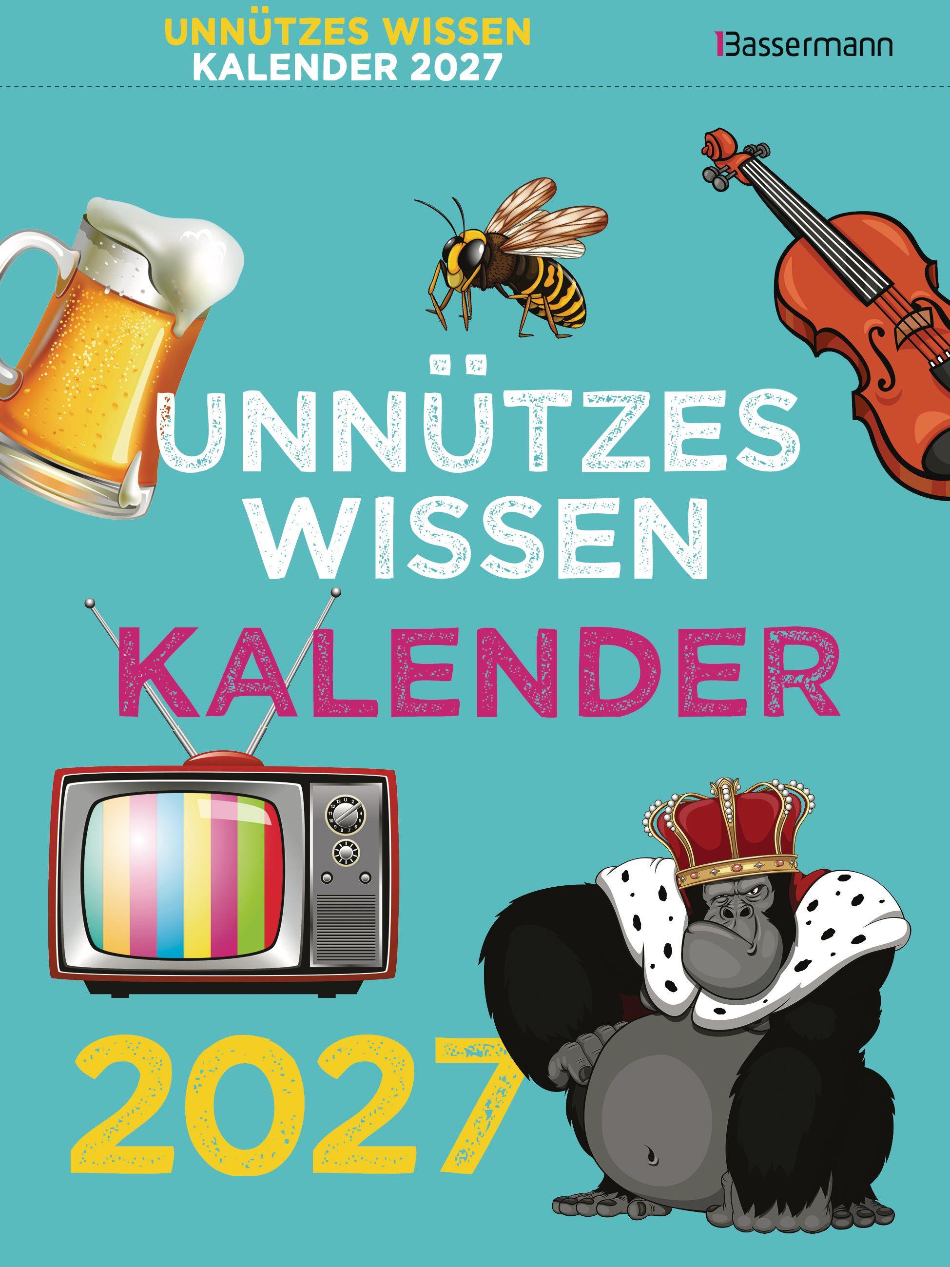 Vorderes Coverbild Unnützes Wissen Kalender 2027