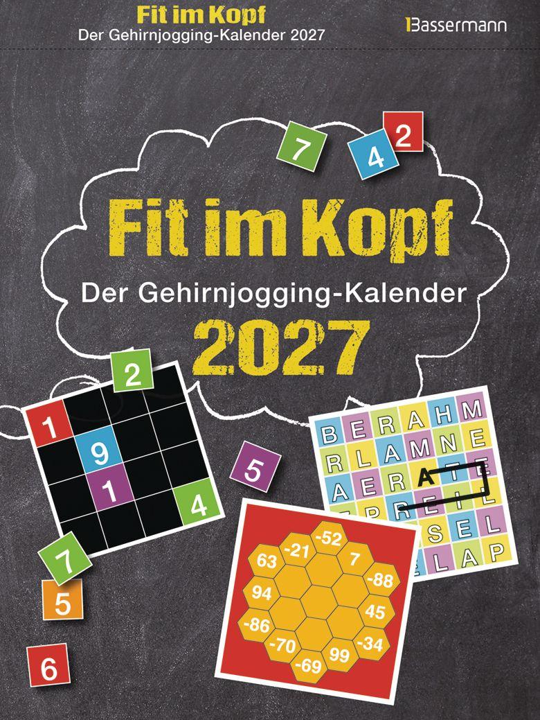Vorderes Coverbild Fit im Kopf - der Gehirnjogging-Kalender 2027