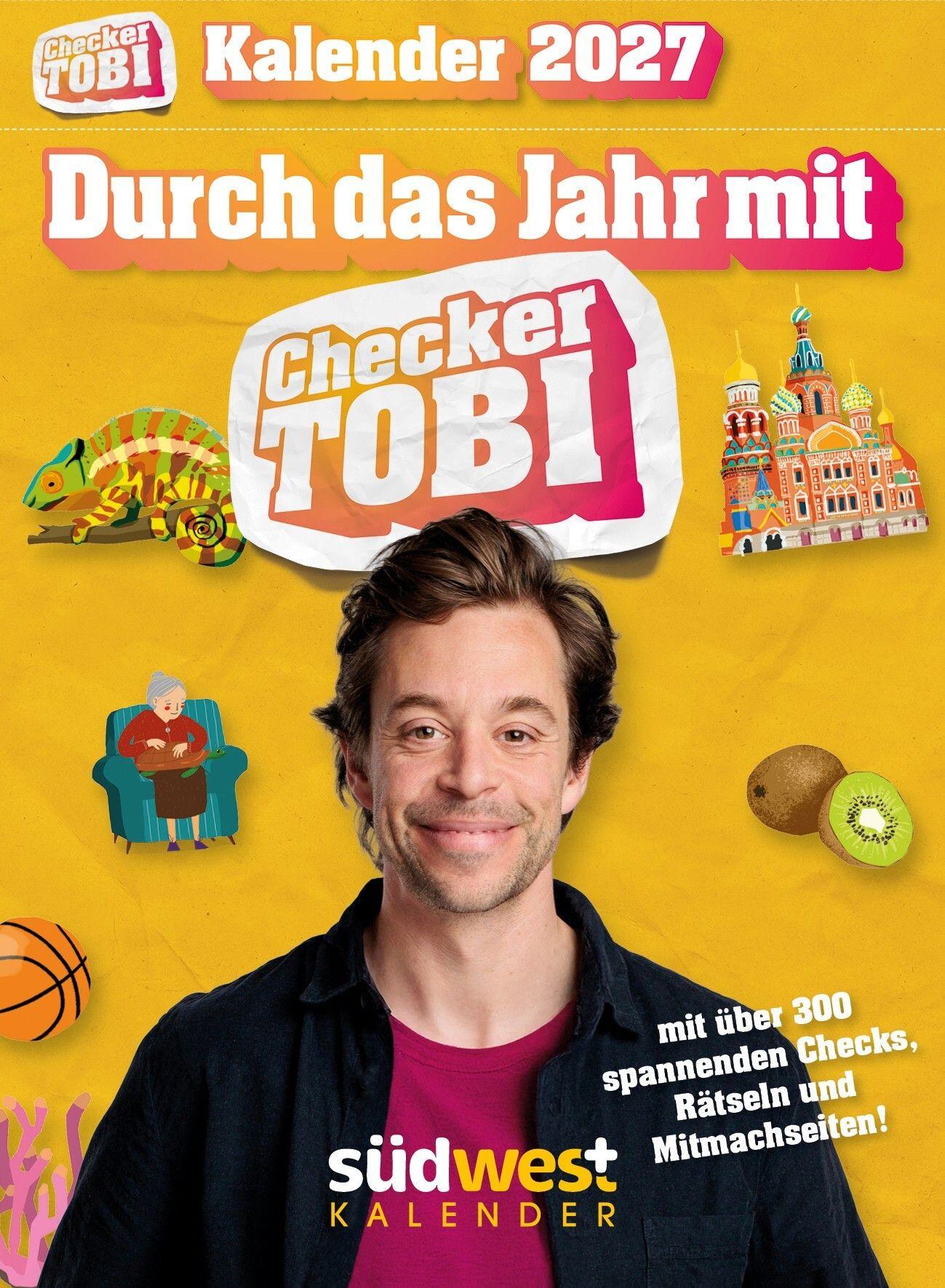 Vorderes Coverbild Checker Tobi 2027: Tagesabreißkalender mit über 300 spannenden Checks zum Aufstellen oder Aufhängen