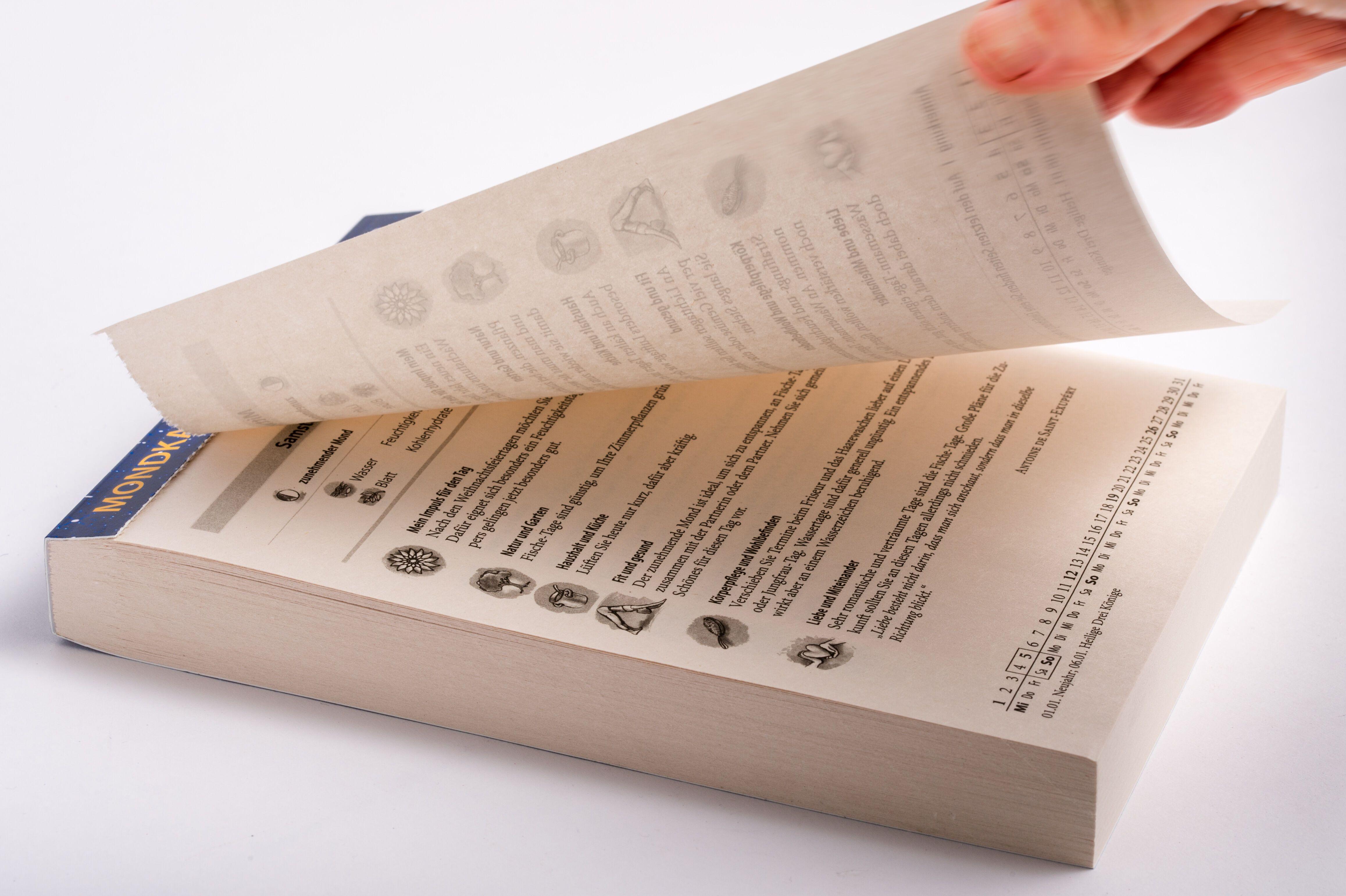 Beispielinhalt (Bild) Mondkalender 2027