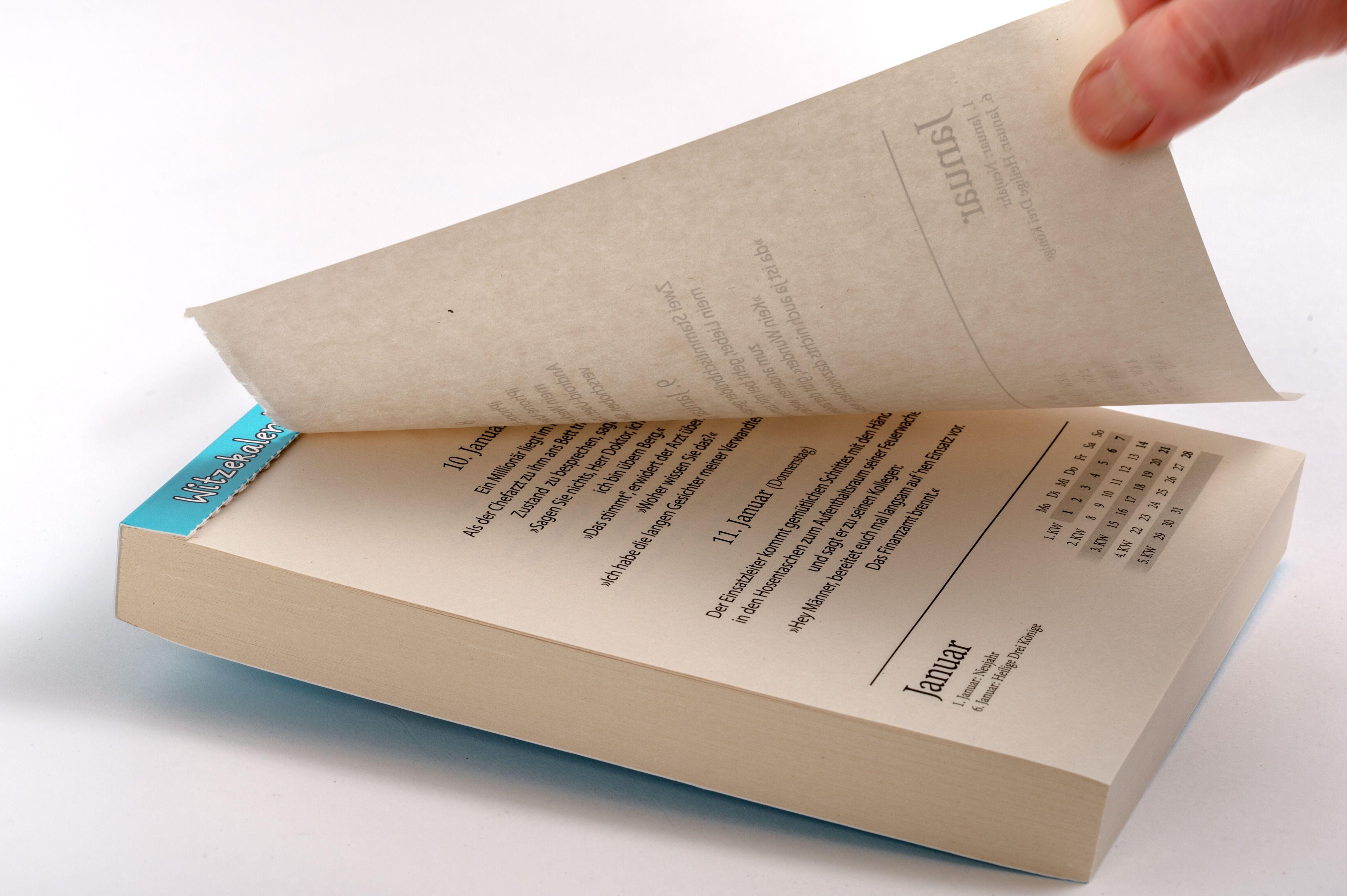 Beispielinhalt (Bild) Witzekalender 2027