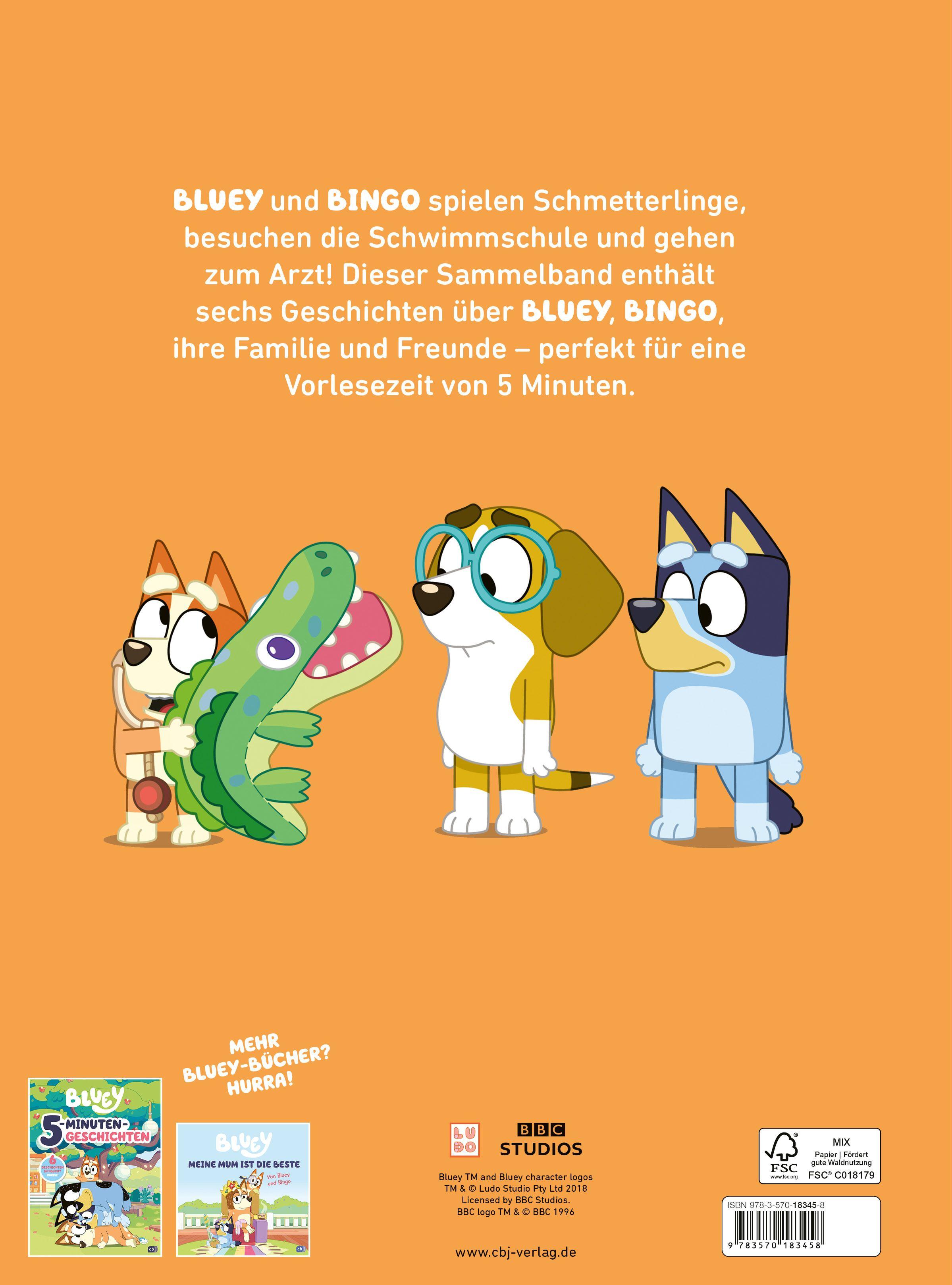 Beispielinhalt (Bild) BLUEY - Neue 5-Minuten-Geschichten