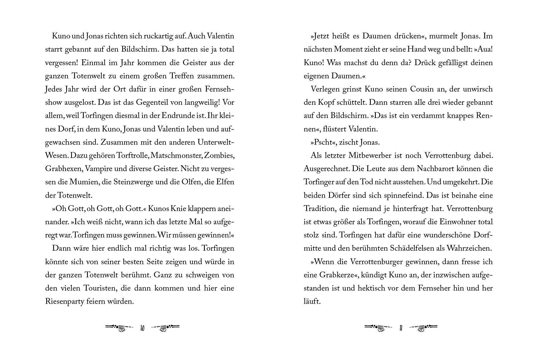 Beispielinhalt (Bild) Kuno Klapper und das große Geistertreffen