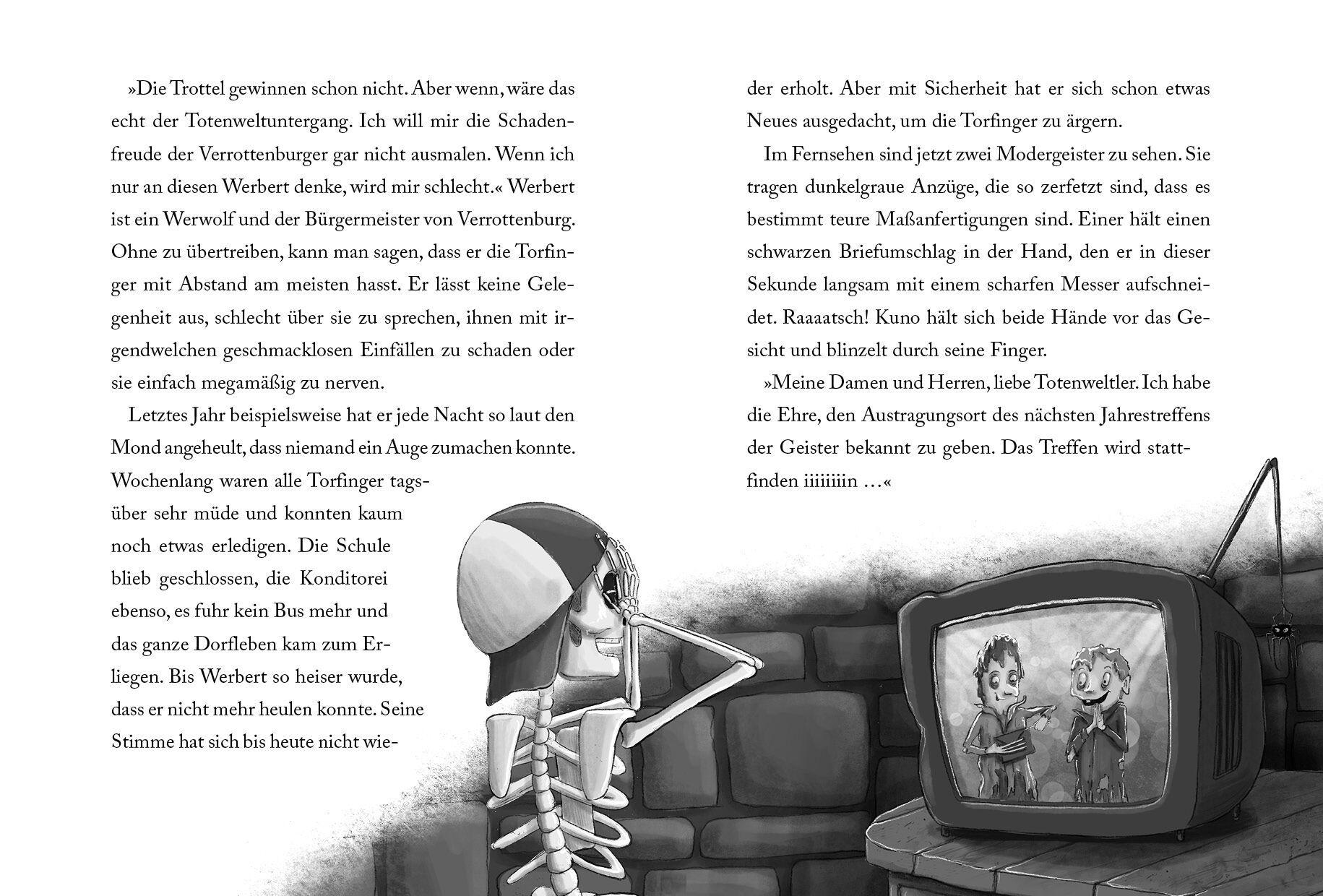 Beispielinhalt (Bild) Kuno Klapper und das große Geistertreffen