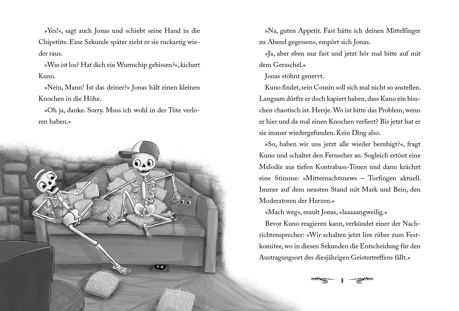 Beispielinhalt (Bild) Kuno Klapper und das große Geistertreffen