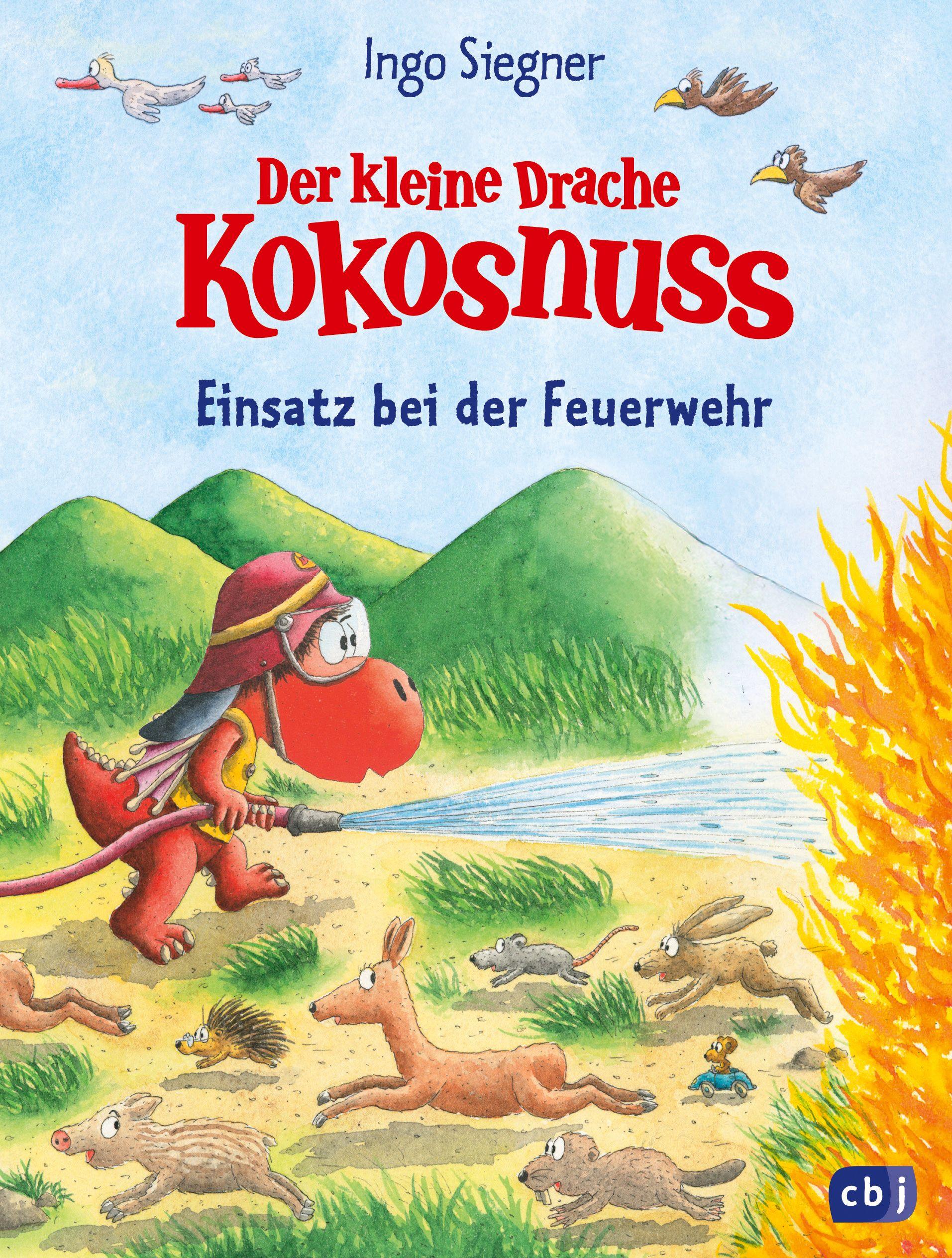Vorderes Coverbild Der kleine Drache Kokosnuss - Einsatz bei der Feuerwehr