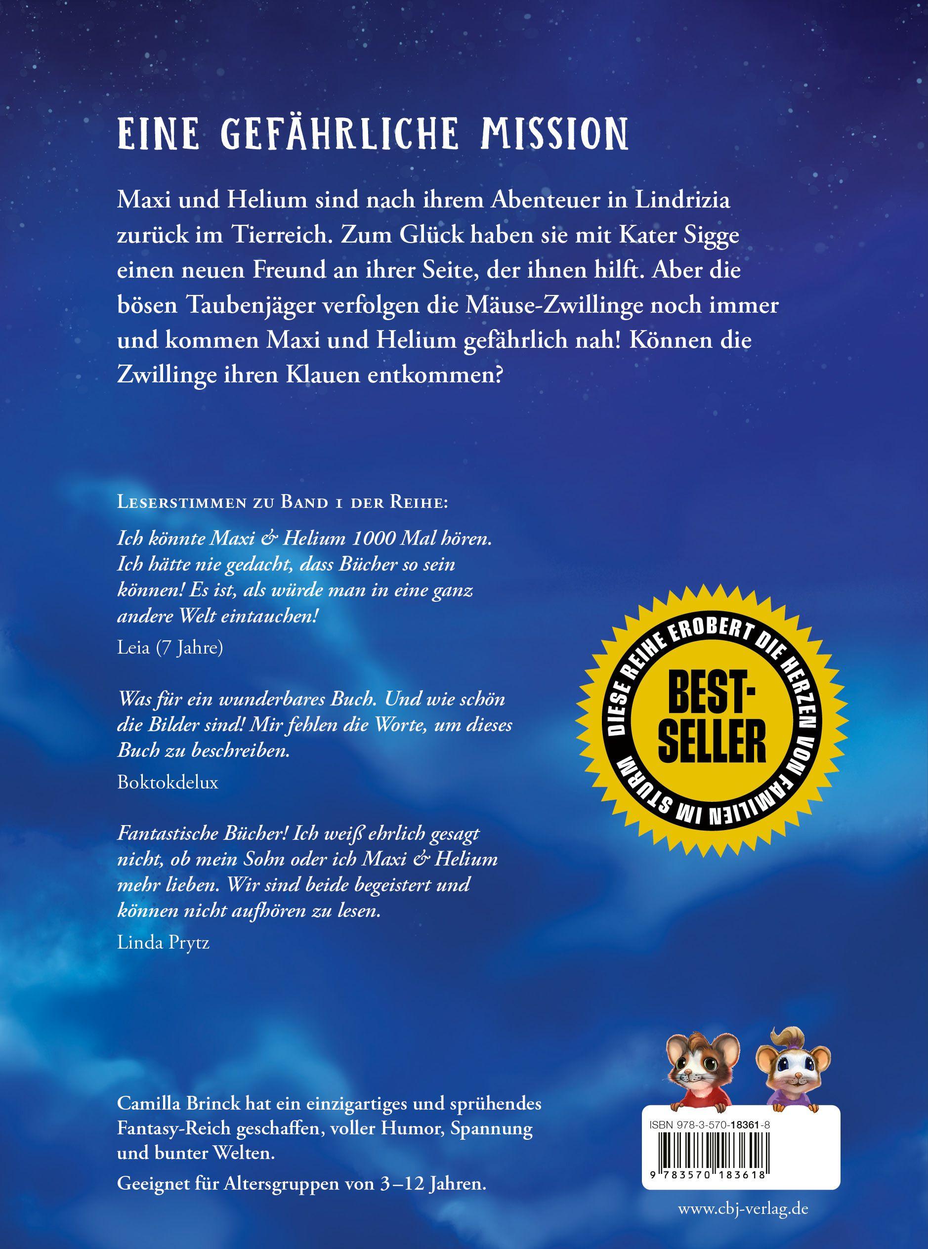 Beispielinhalt (Bild) Maxi & Helium - In den Klauen der Taubenjäger