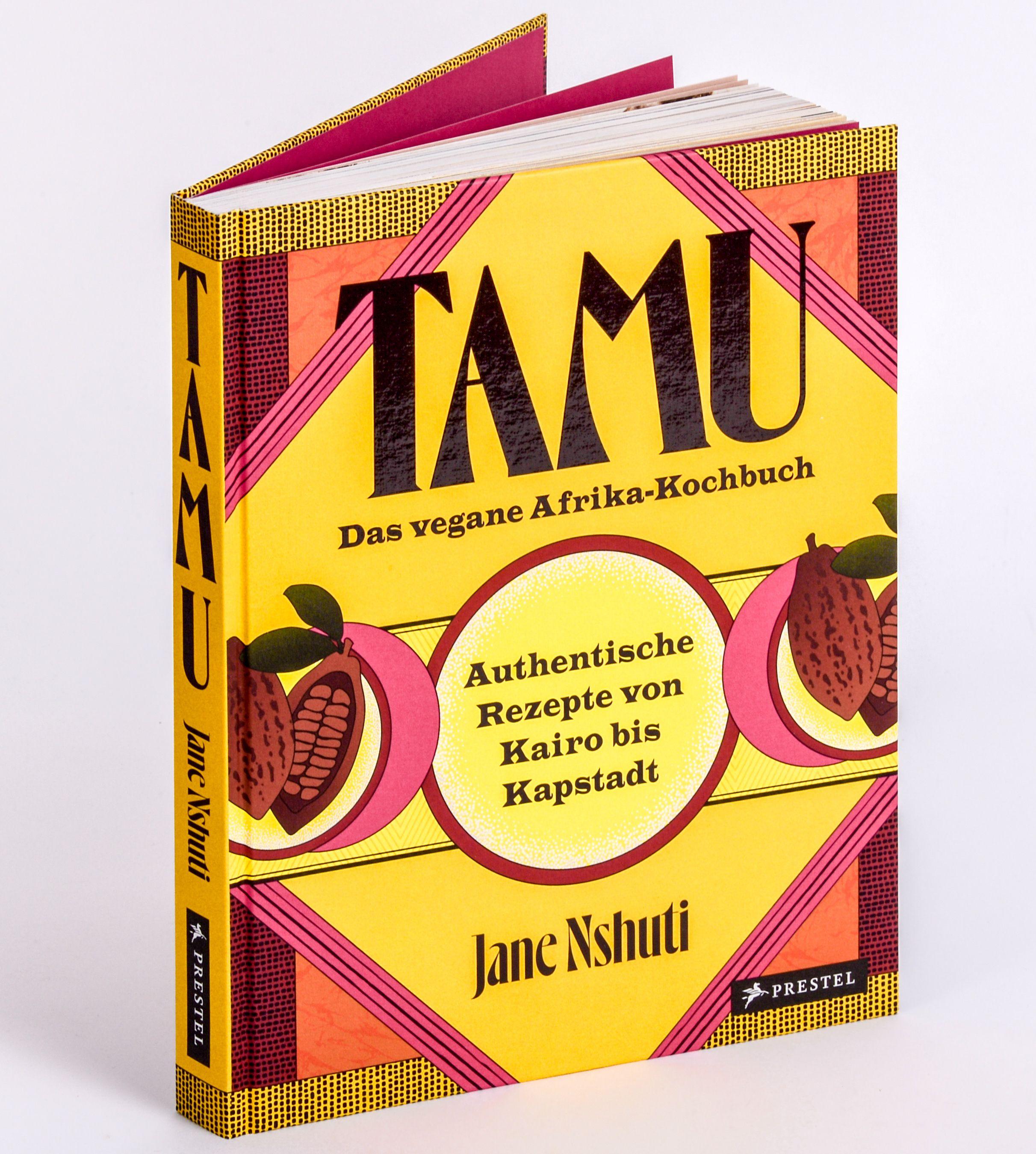 Vorderes Coverbild Tamu - Das vegane Afrikakochbuch