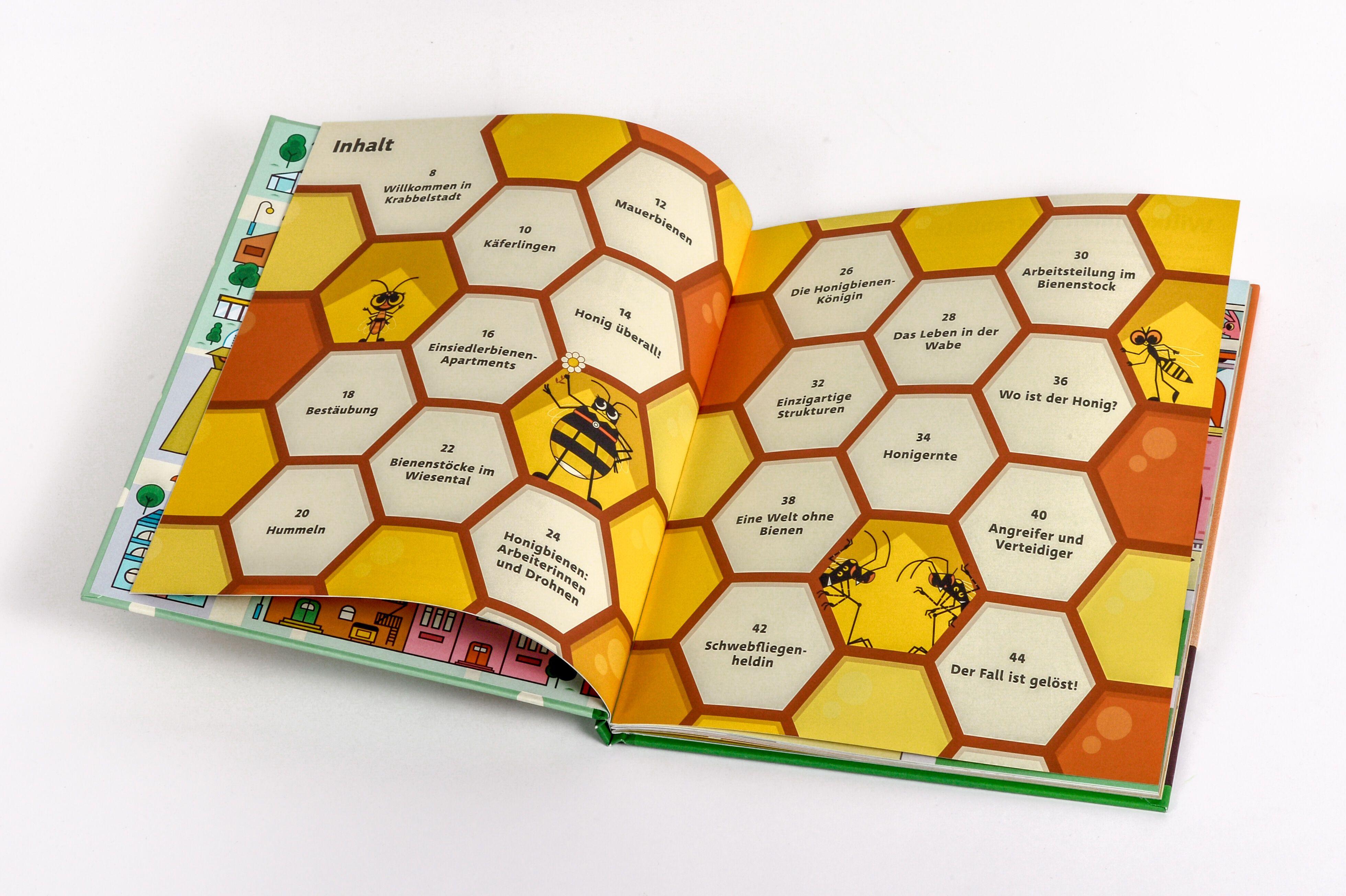 Beispielinhalt (Bild) Emilia Watson erforscht die Bienenwelt