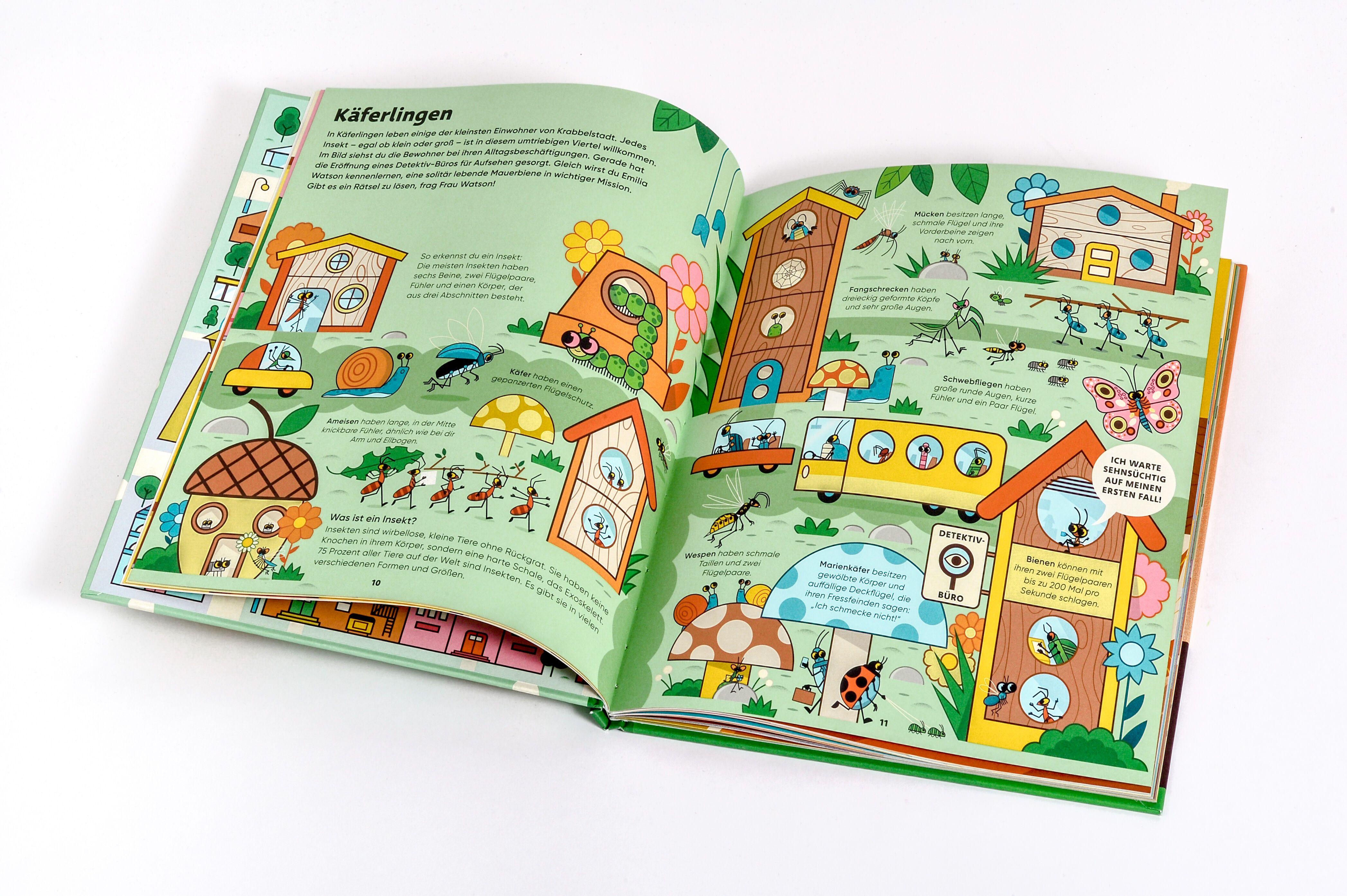 Beispielinhalt (Bild) Emilia Watson erforscht die Bienenwelt