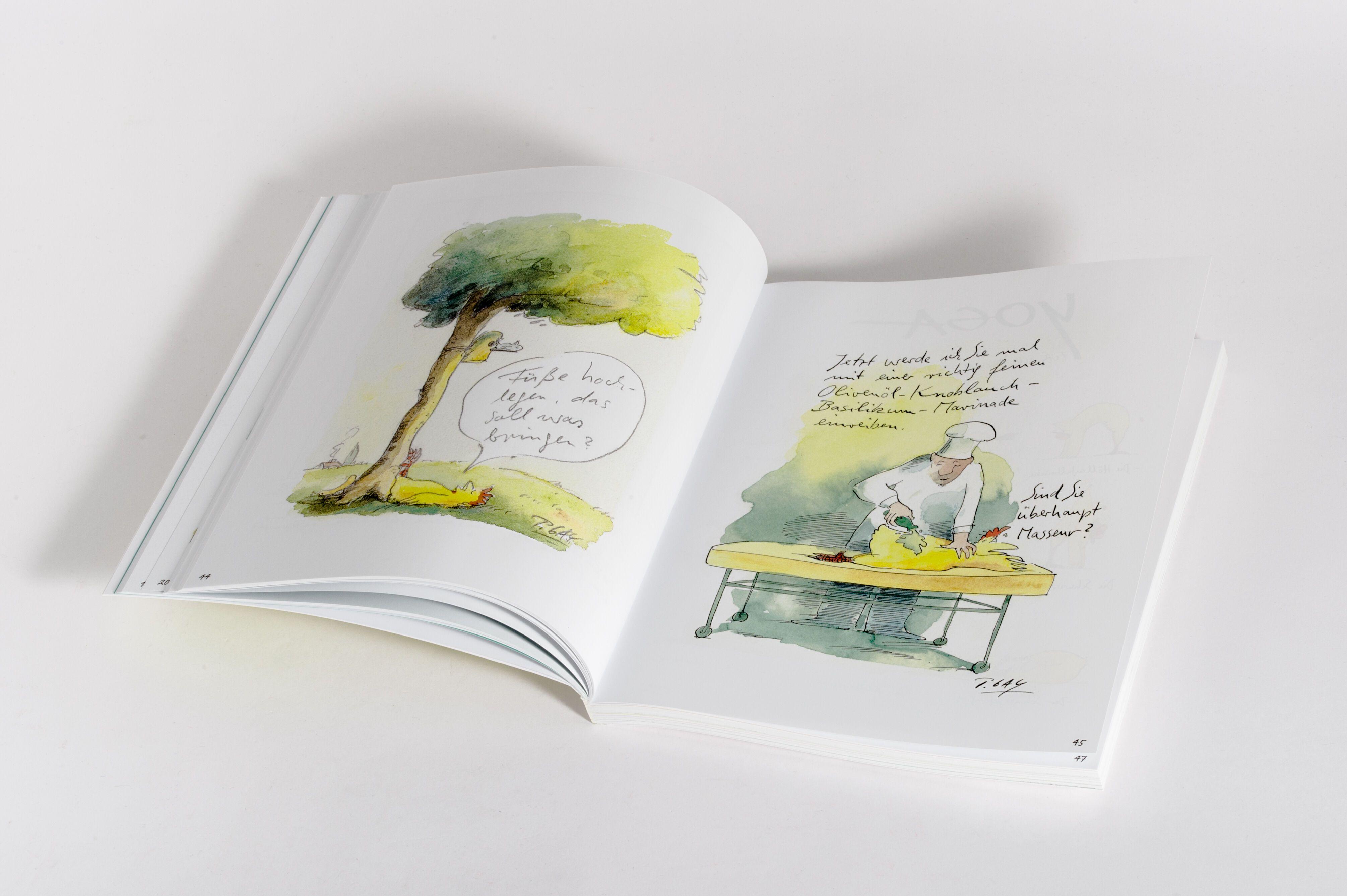 Beispielinhalt (Bild) Yoga- und Wellness-Hühner