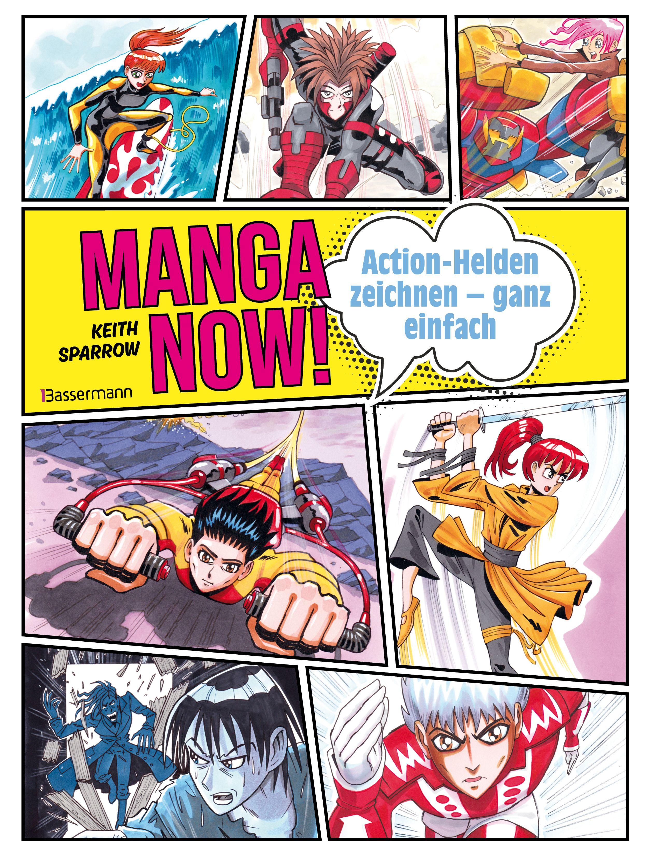 Vorderes Coverbild Manga Now! - Action-Helden zeichnen - ganz einfach