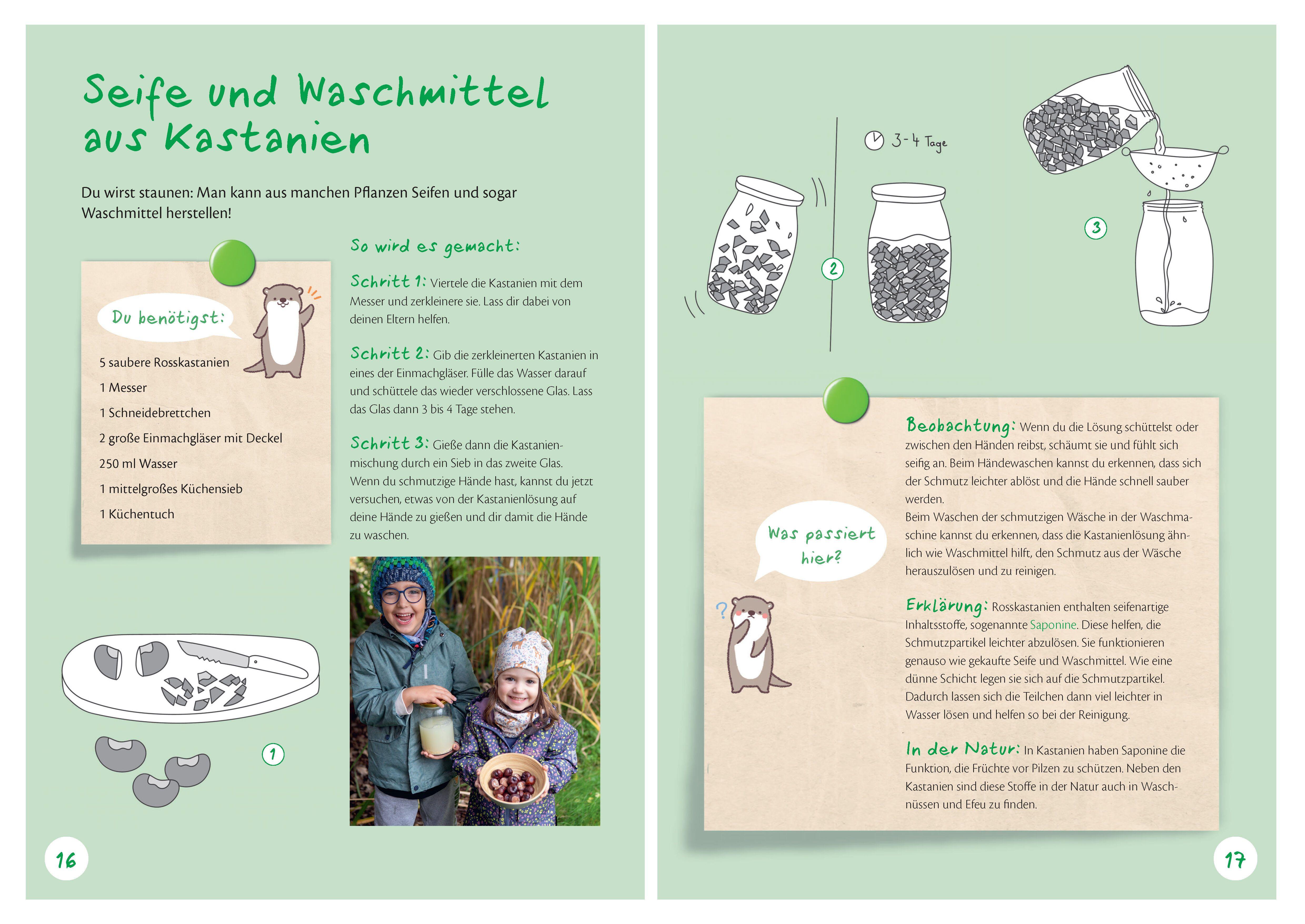 Beispielinhalt (Bild) Kinderleichte Experimente für draußen. Ab 3 Jahren