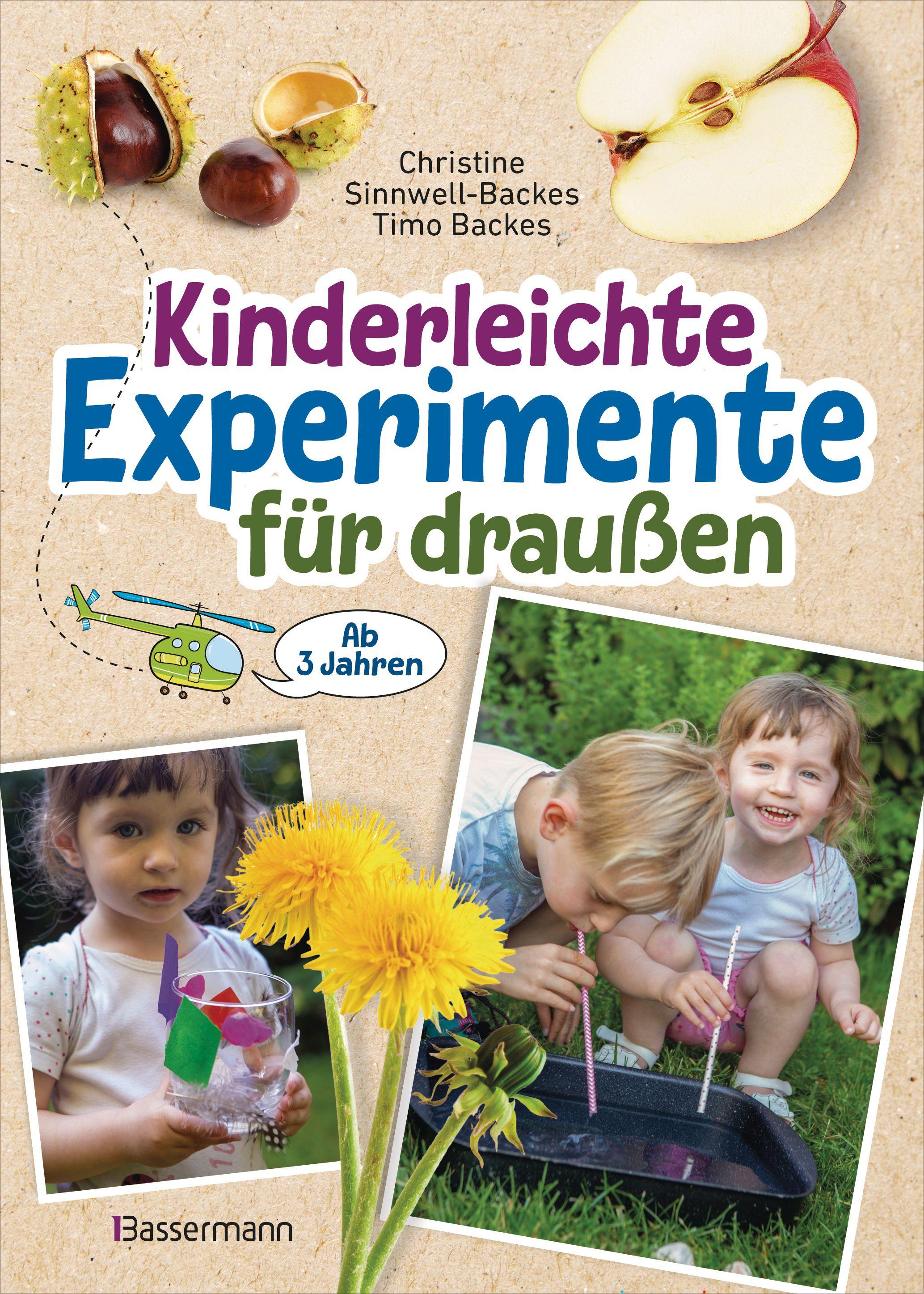 Vorderes Coverbild Kinderleichte Experimente für draußen. Ab 3 Jahren