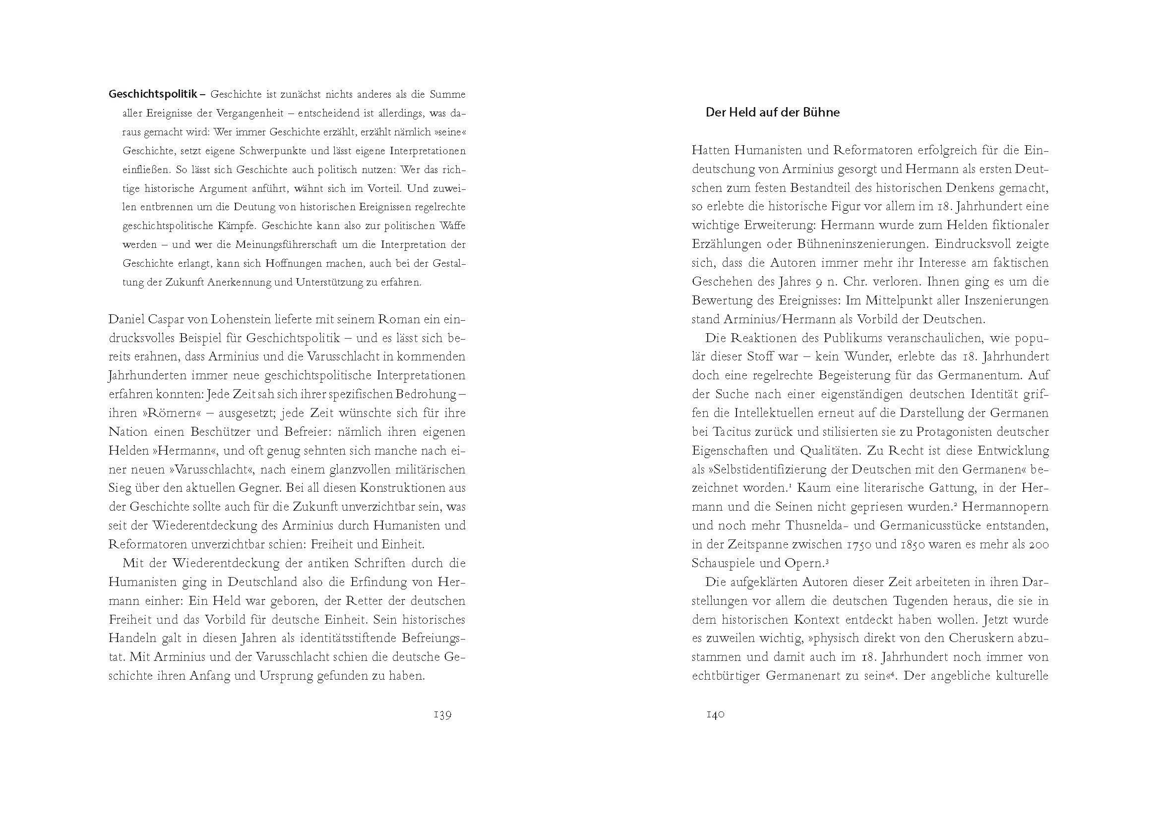 Beispielinhalt (Bild) Die Varusschlacht